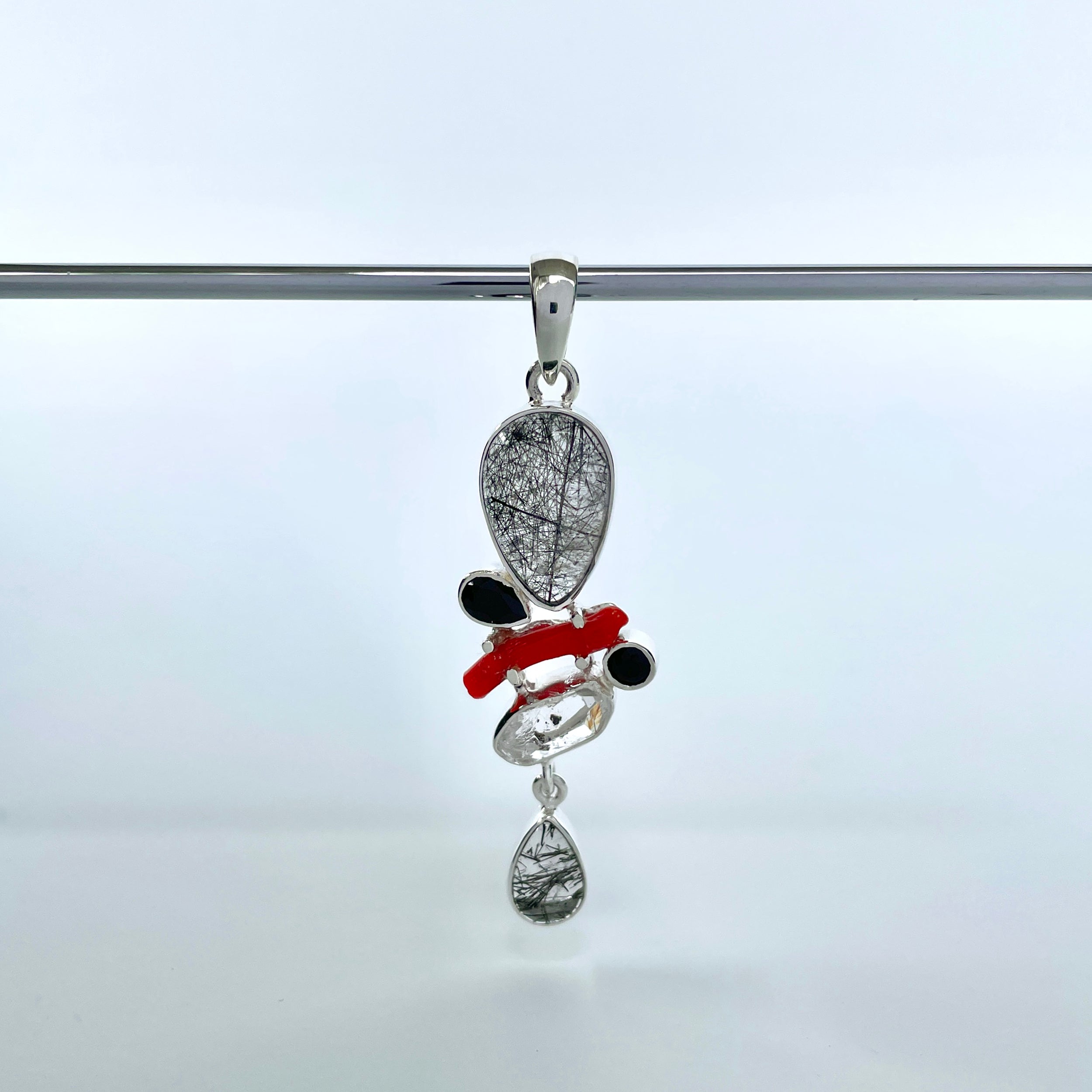 Black Rutile Pendant-(BLR-P-93.)