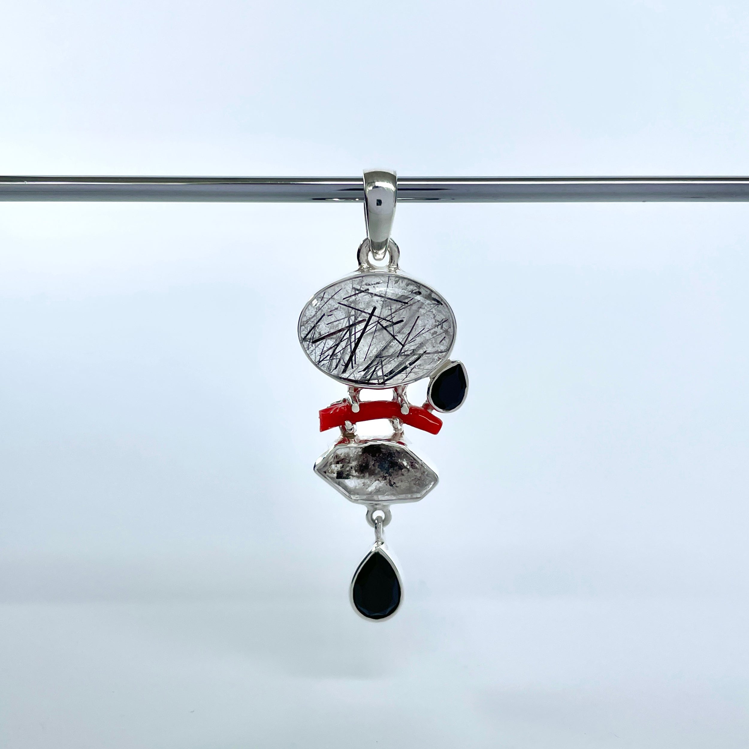 Black Rutile Pendant-(BLR-P-94.)