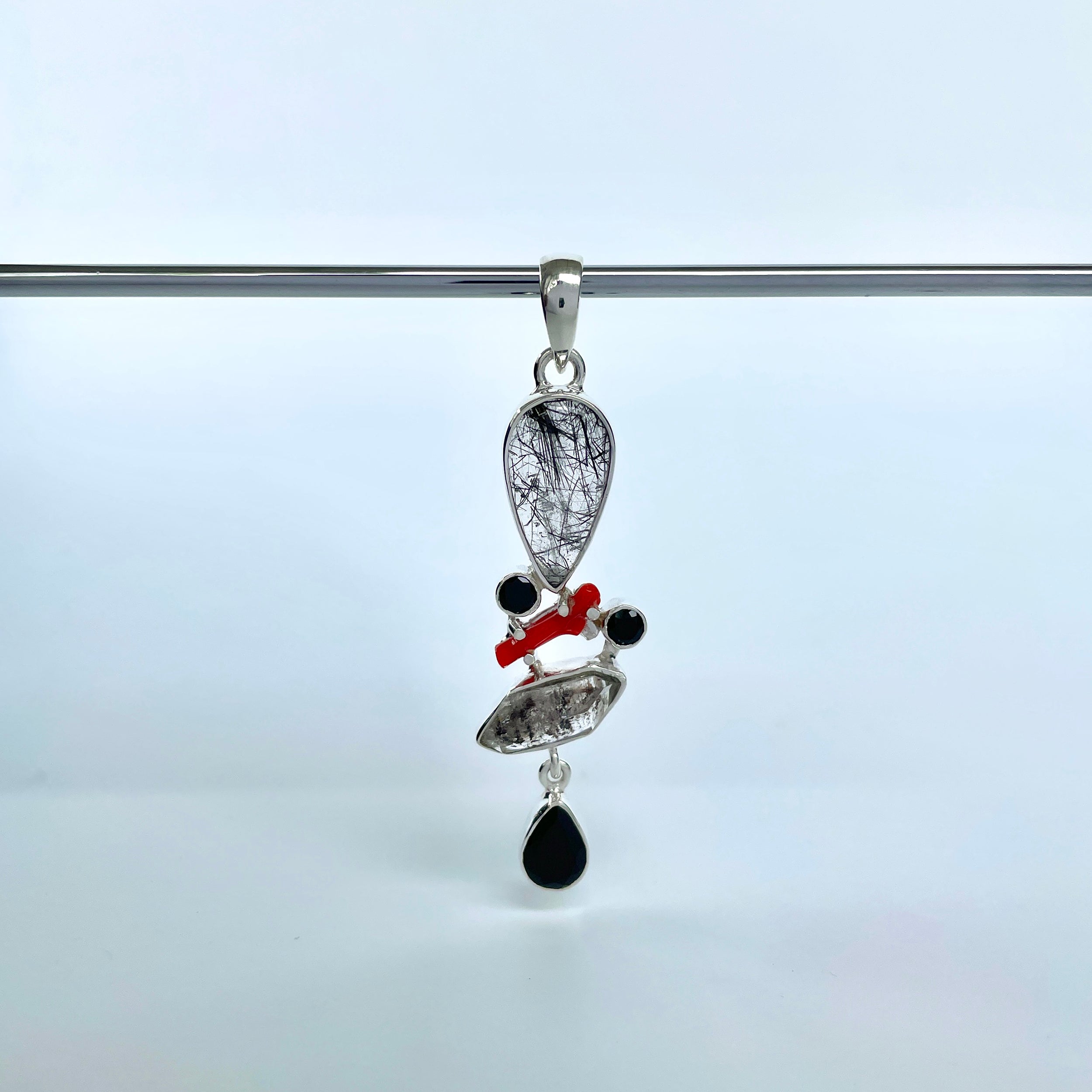 Black Rutile Pendant-(BLR-P-95.)