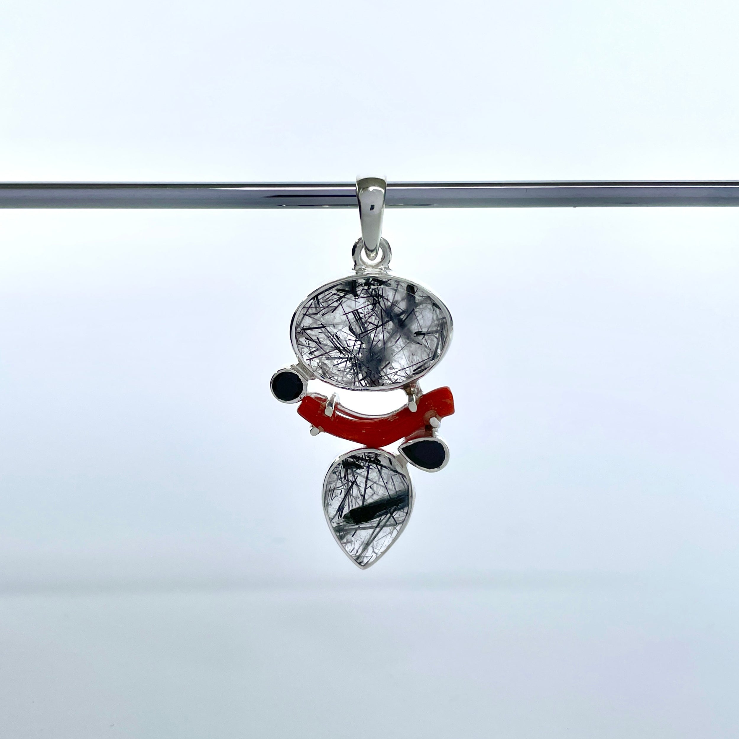 Black Rutile Pendant-(BLR-P-97.)