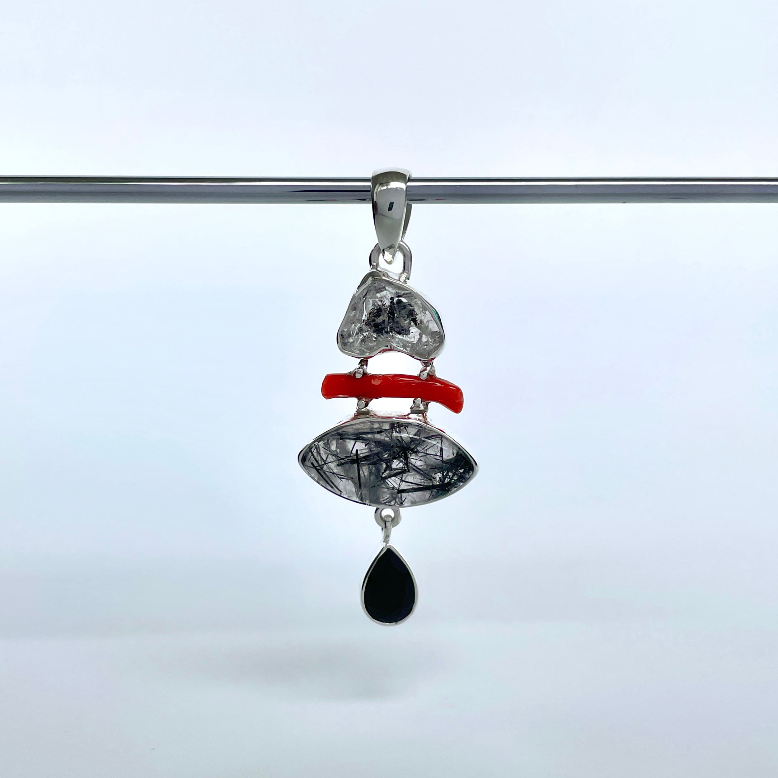 Black Rutile Pendant-(BLR-P-99.)