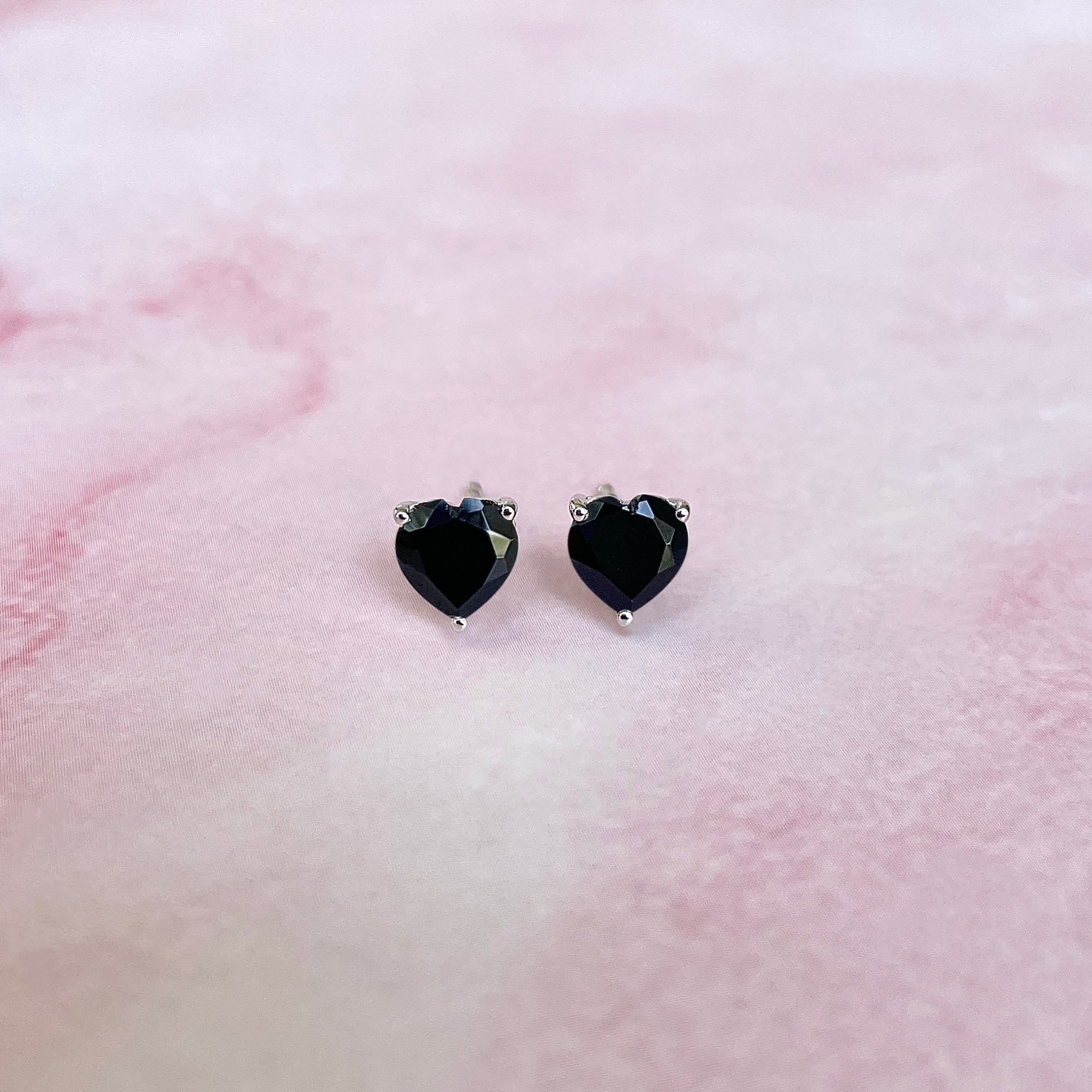 Black Tourmaline Earring-(BLS-SE-1796.)