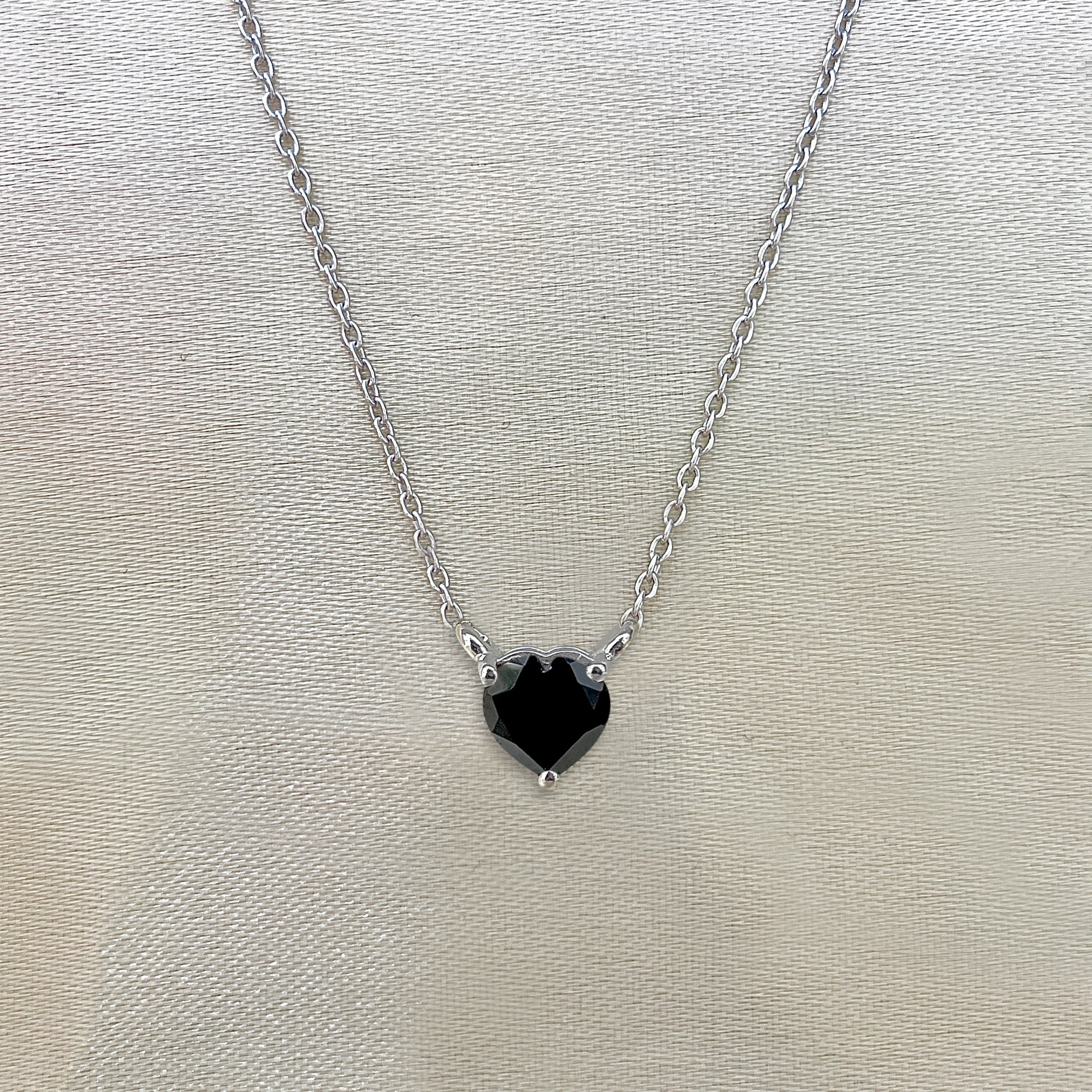 Black Tourmaline Necklace-(BLS-SN-583.)
