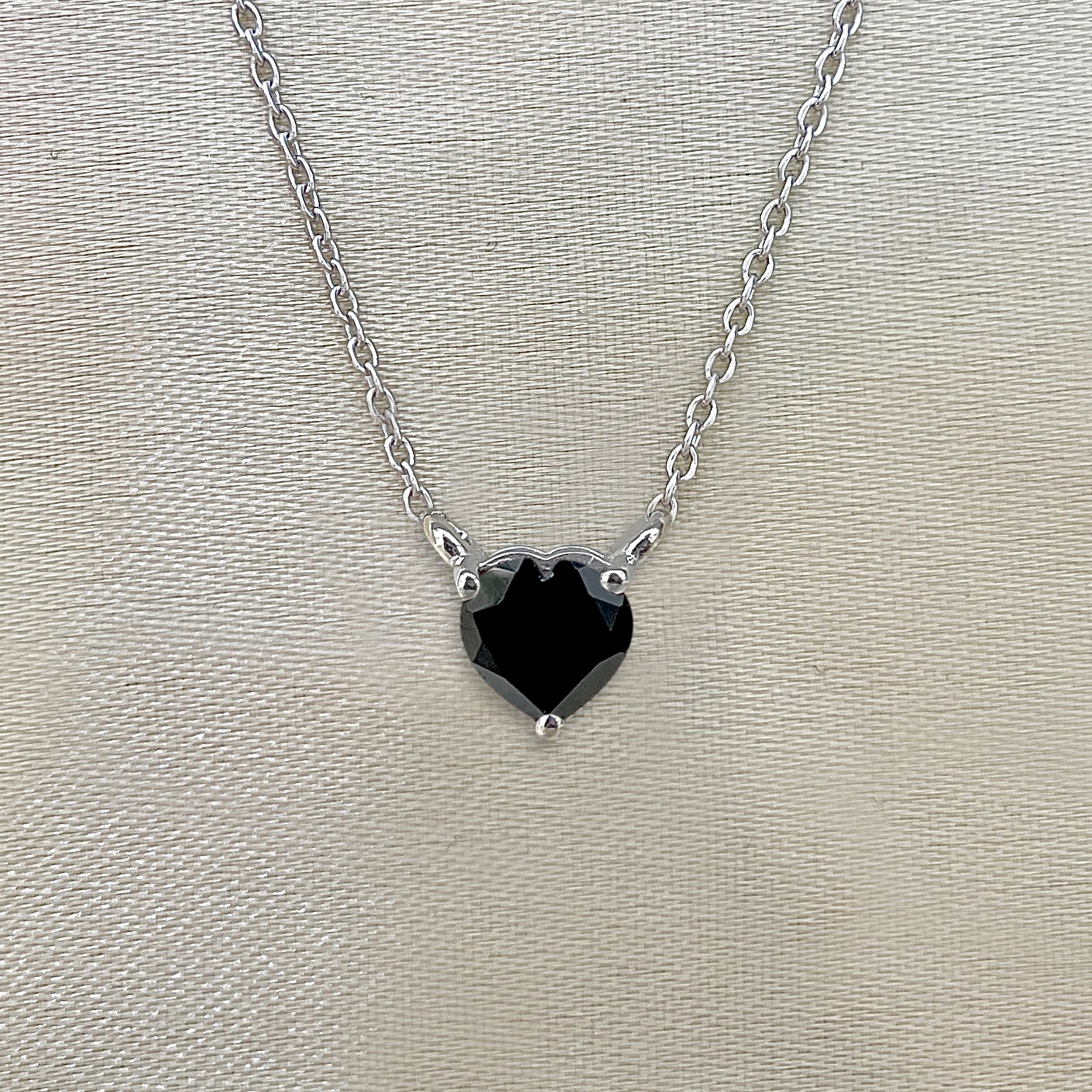 Black Tourmaline Necklace-(BLS-SN-583.)