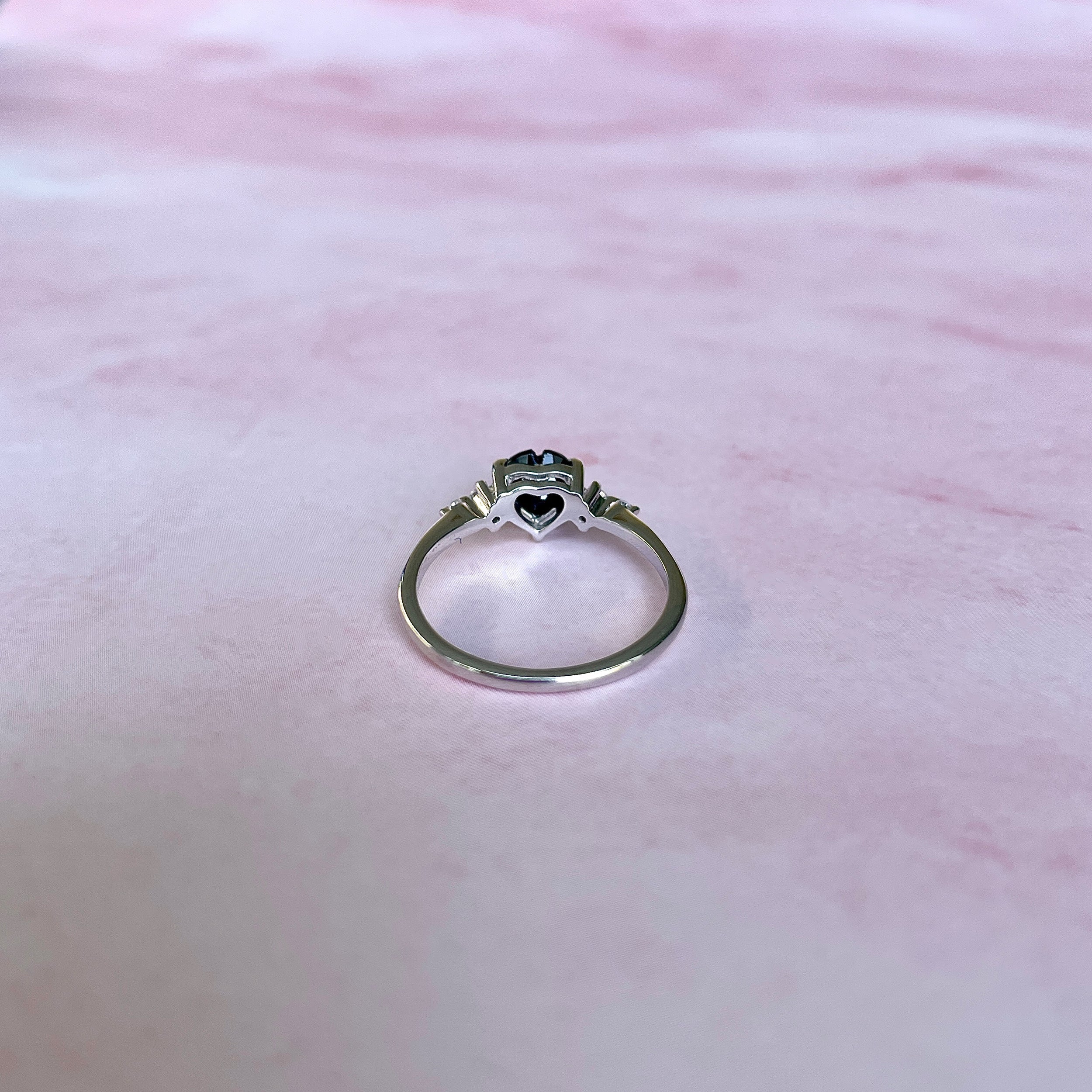 Black Tourmaline Ring-(BLS-SR-3550.)