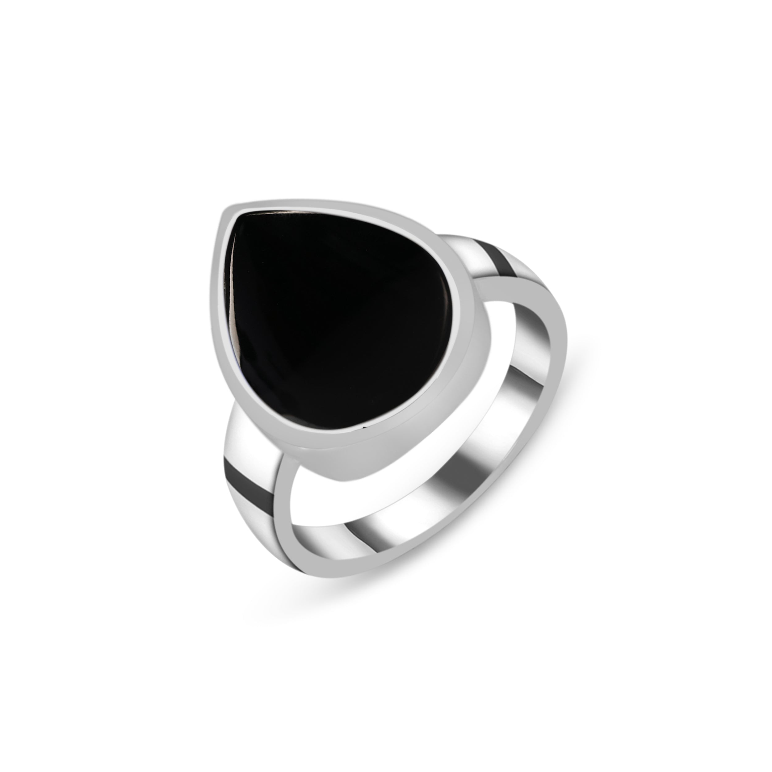 Black Onyx Ring-(BOX-SR-2367.)