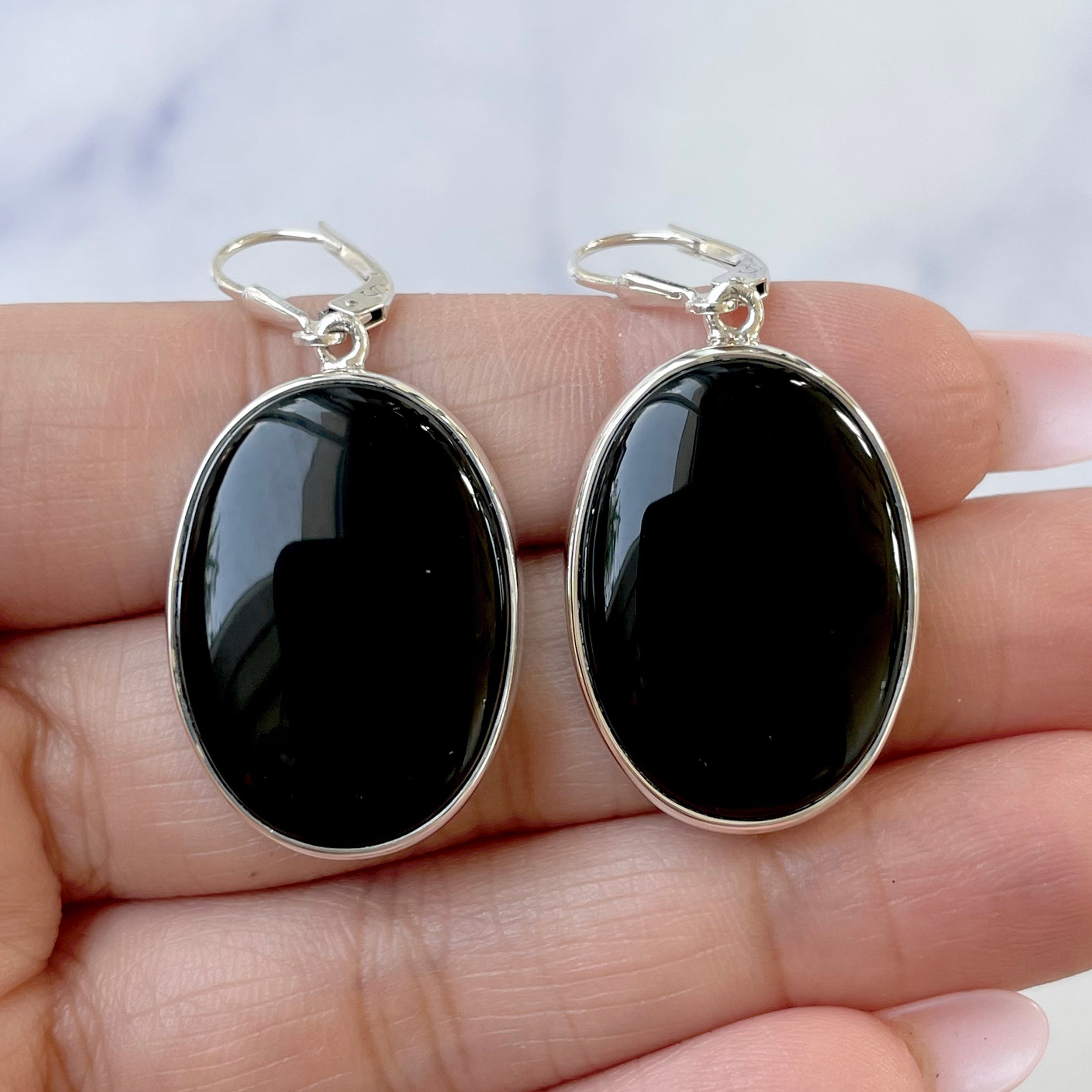 Black Onyx Earring-(BOX-E-22.)