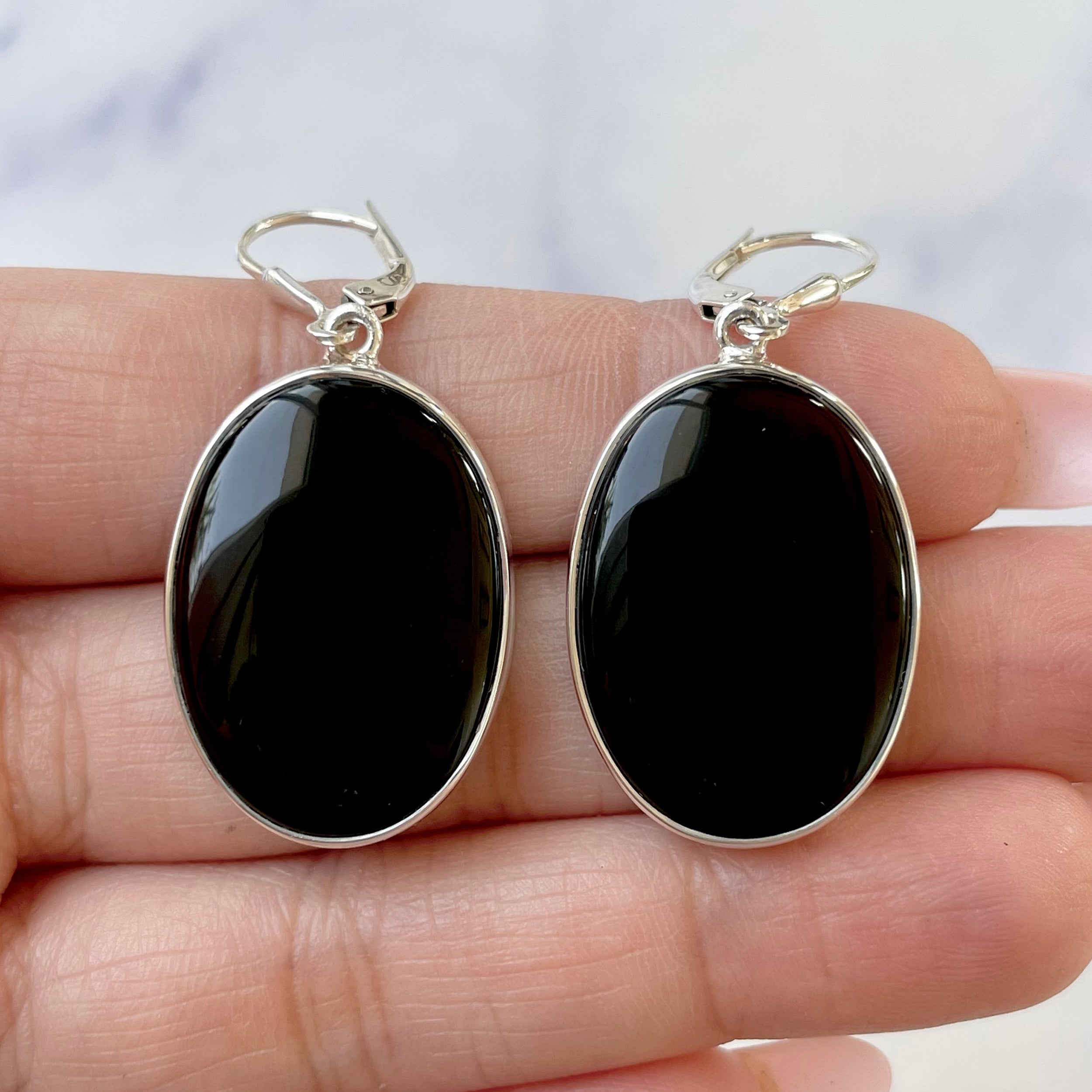 Black Onyx Earring-(BOX-E-24.)