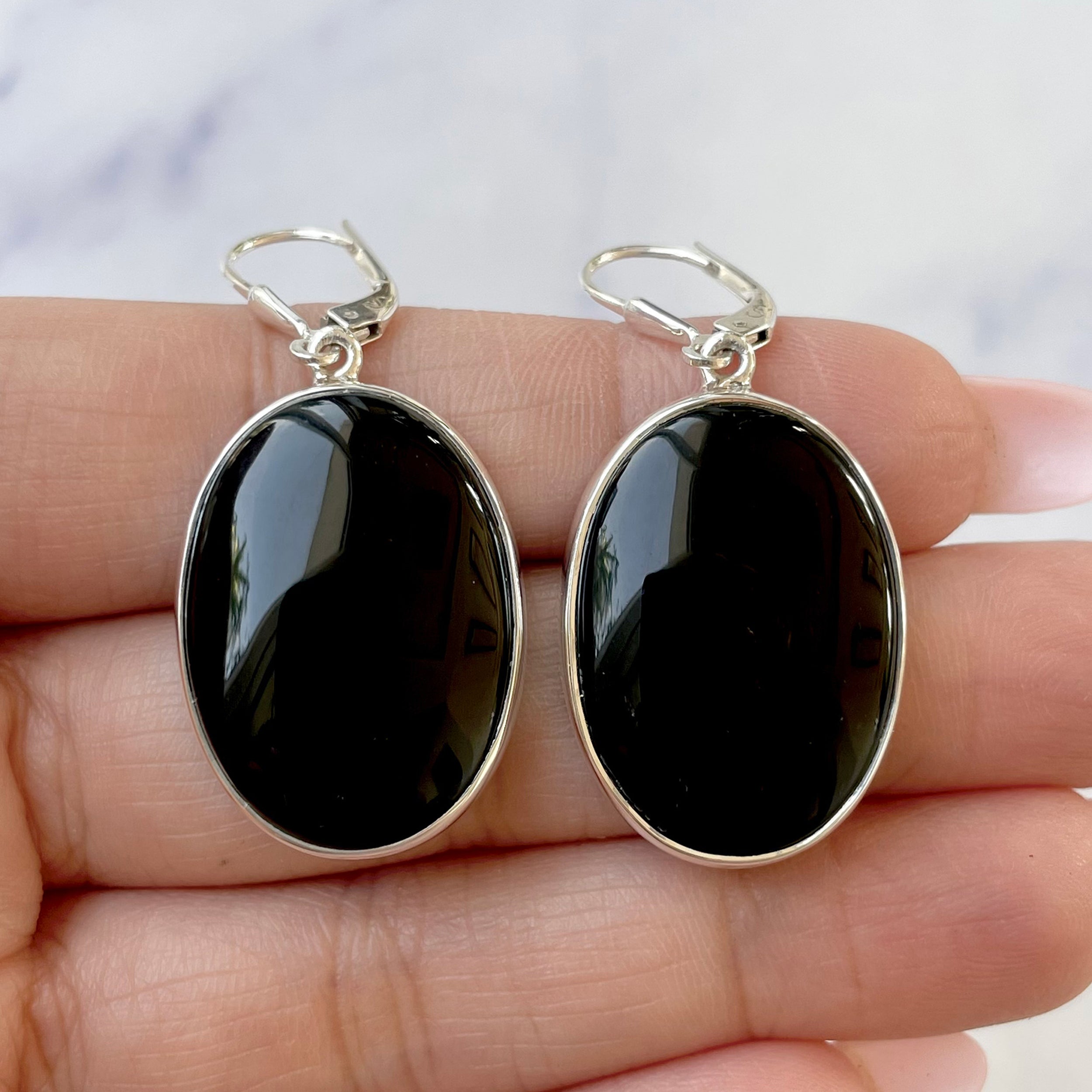 Black Onyx Earring-(BOX-E-27.)