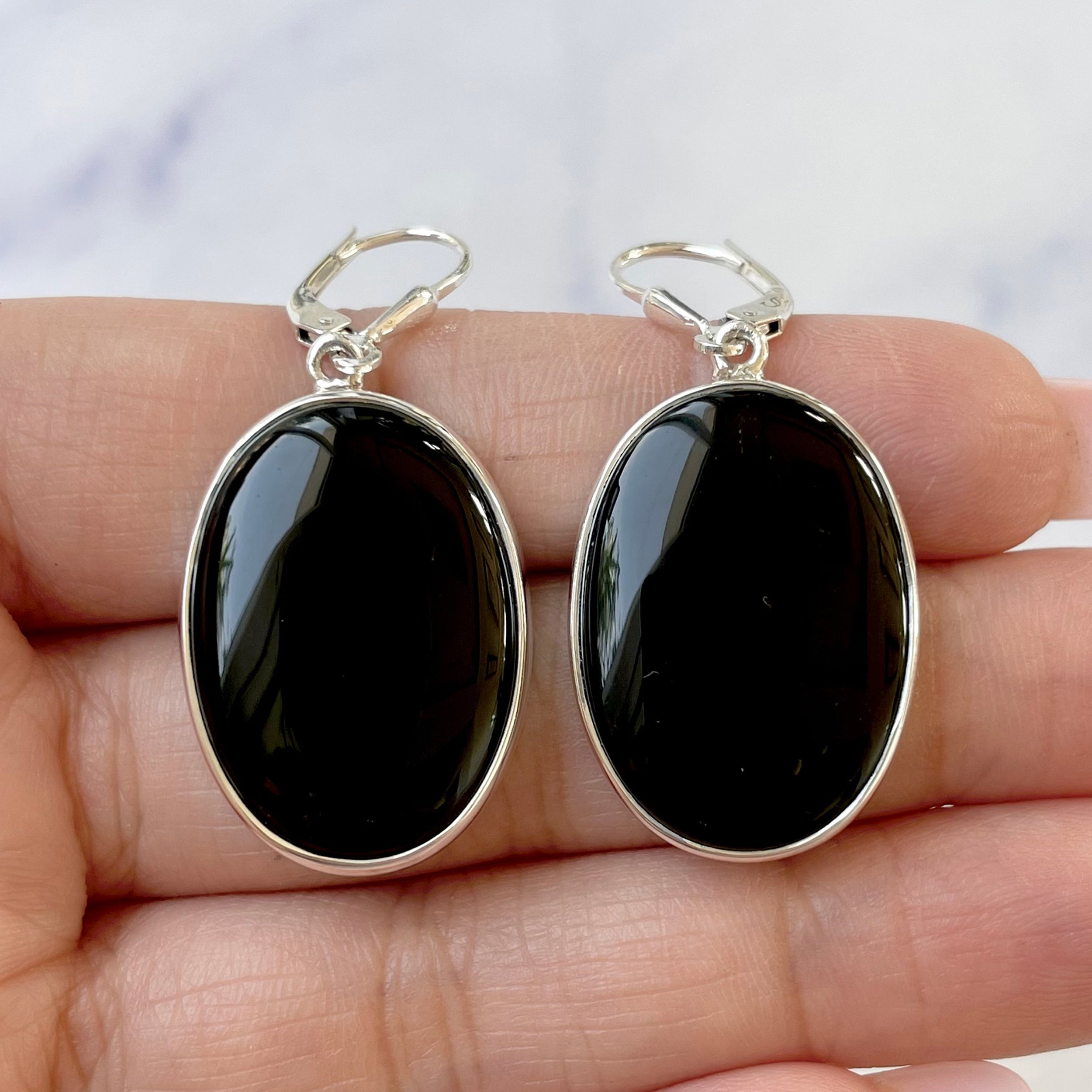 Black Onyx Earring-(BOX-E-28.)