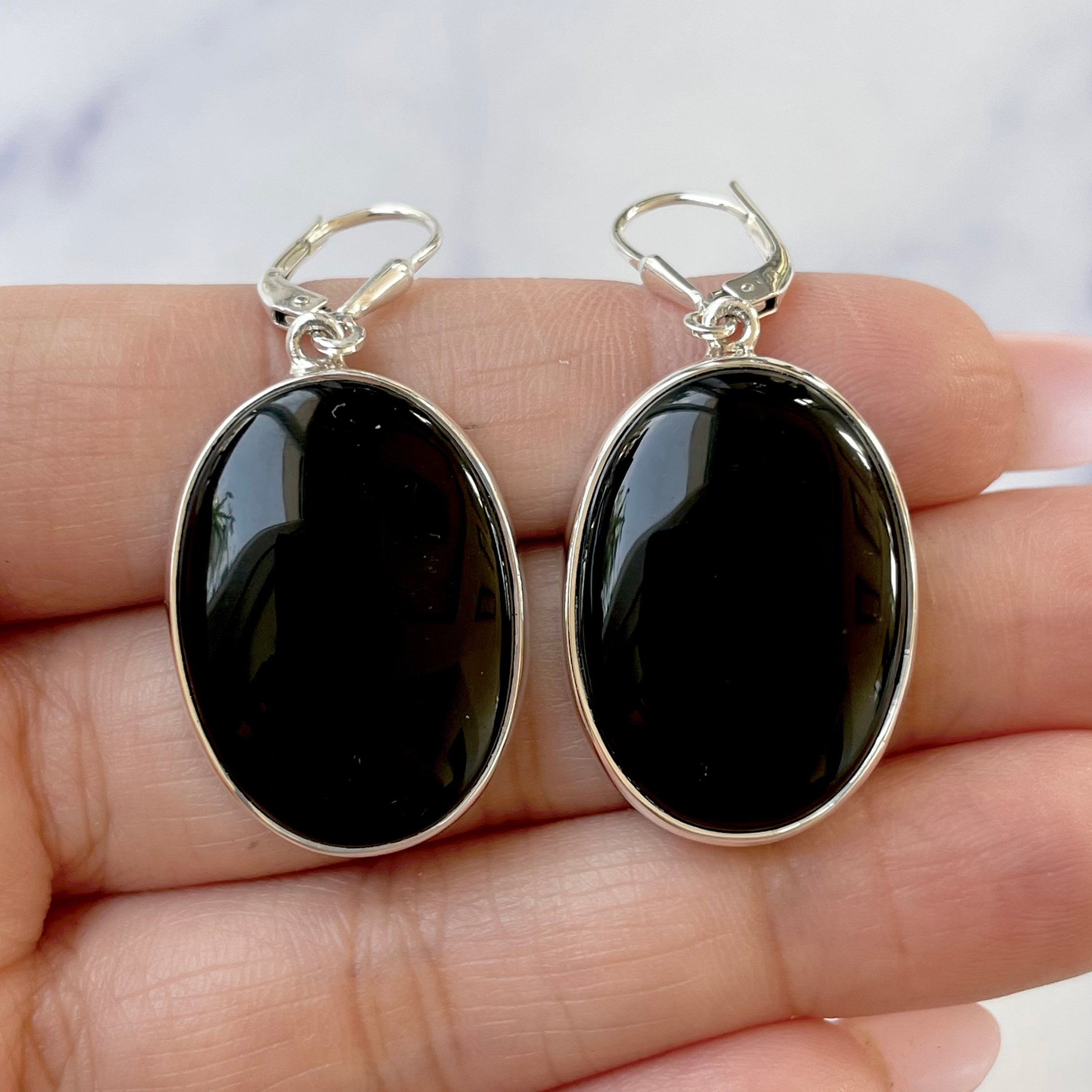 Black Onyx Earring-(BOX-E-29.)
