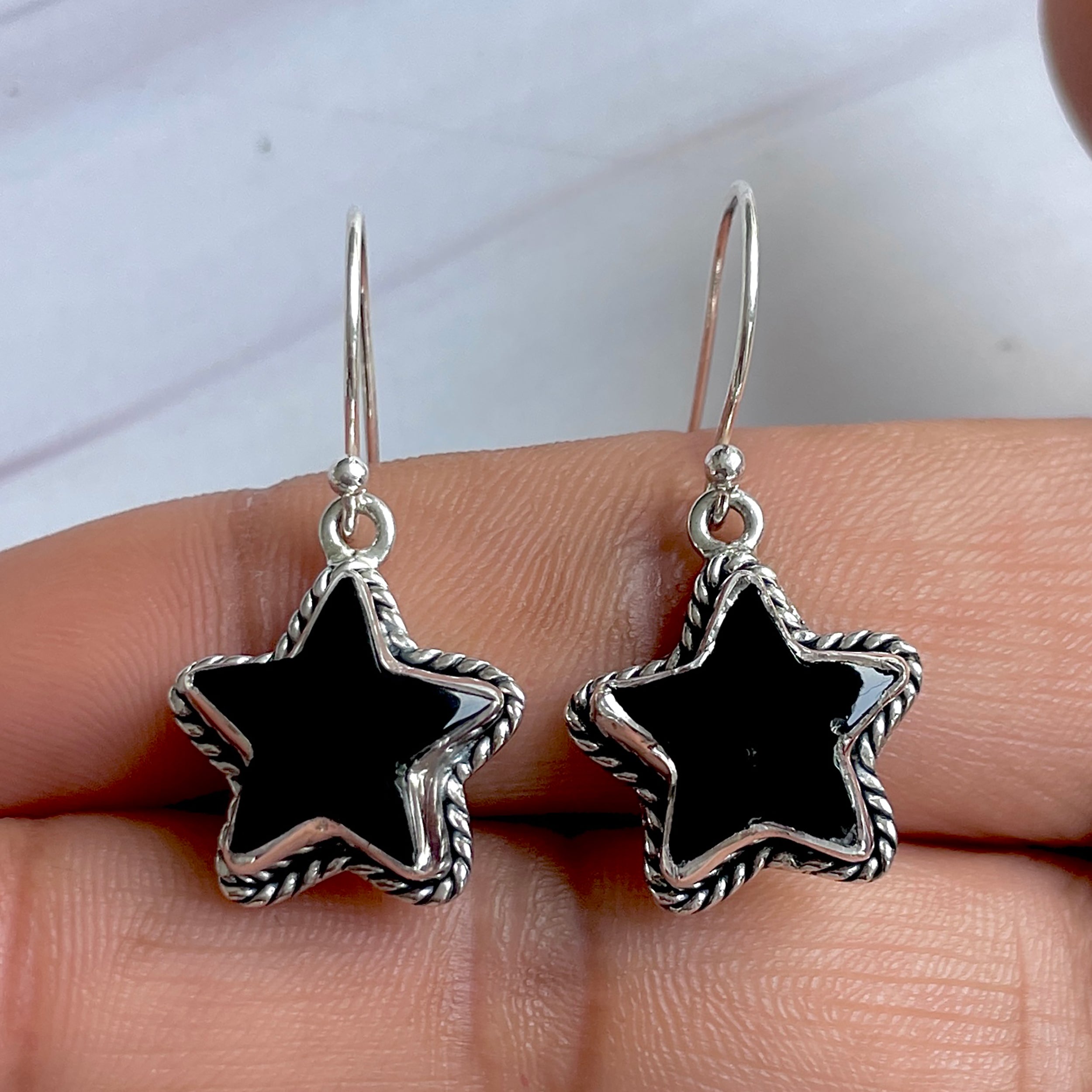 Black Onyx Earring-(BOX-E-40.)