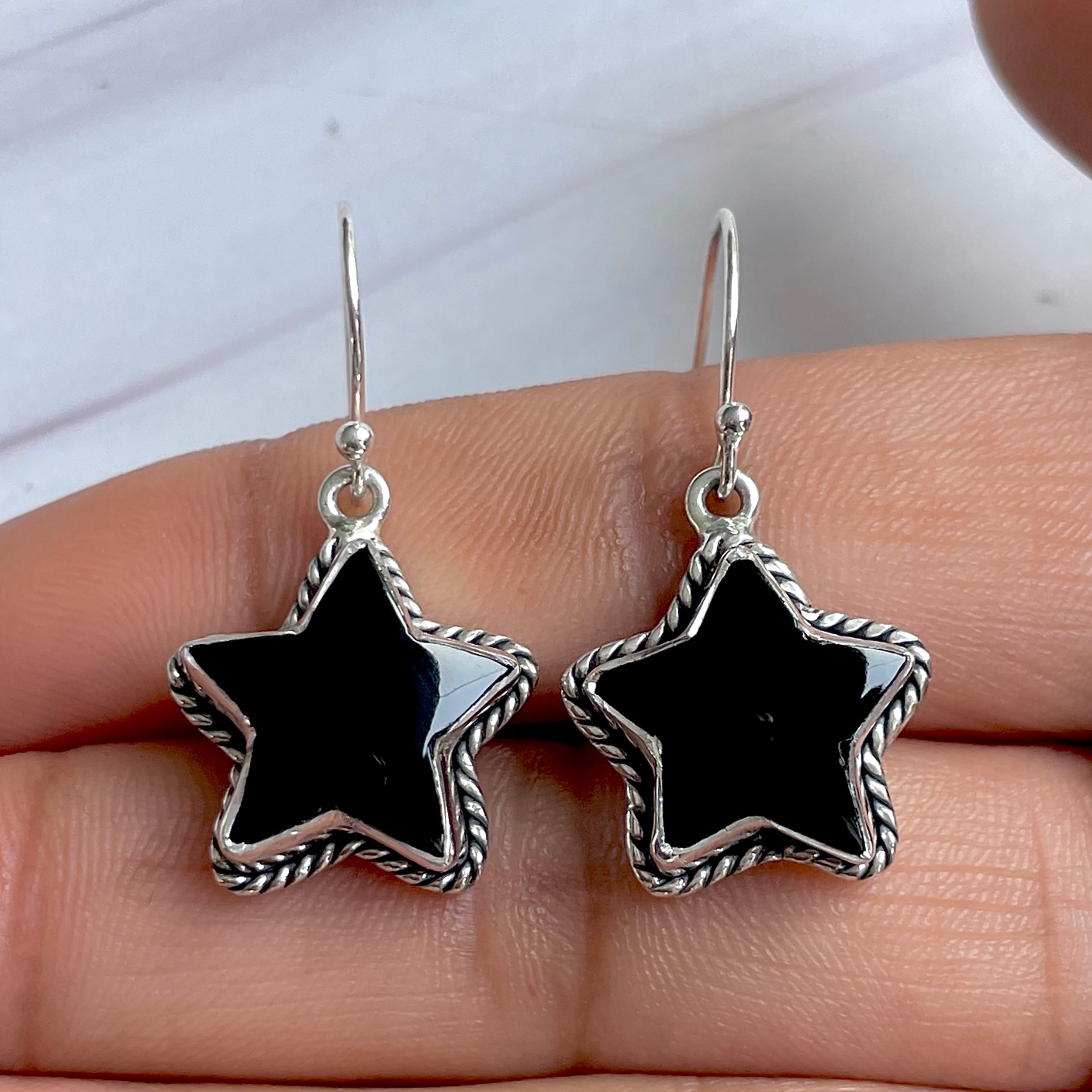 Black Onyx Earring-(BOX-E-41.)