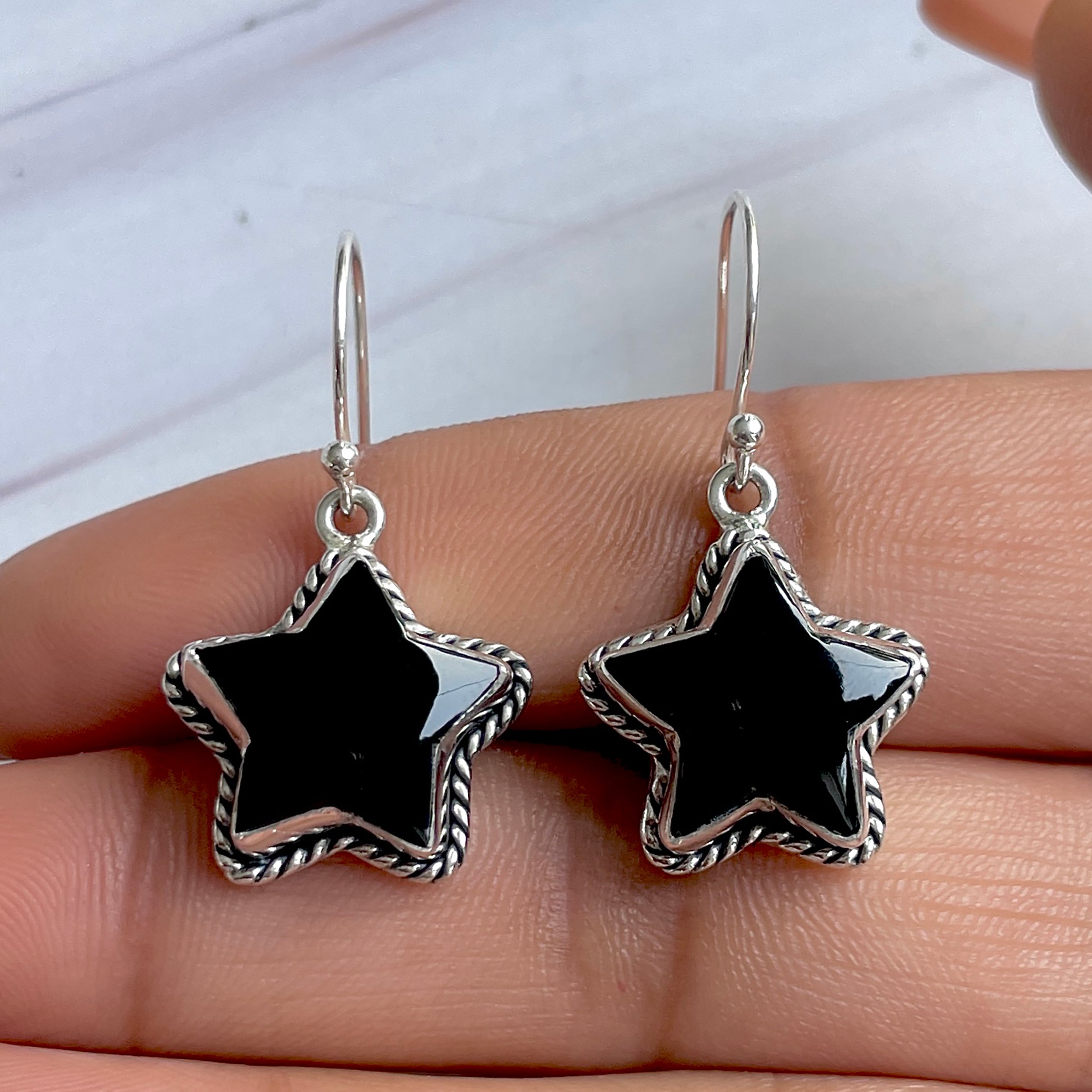 Black Onyx Earring-(BOX-E-42.)