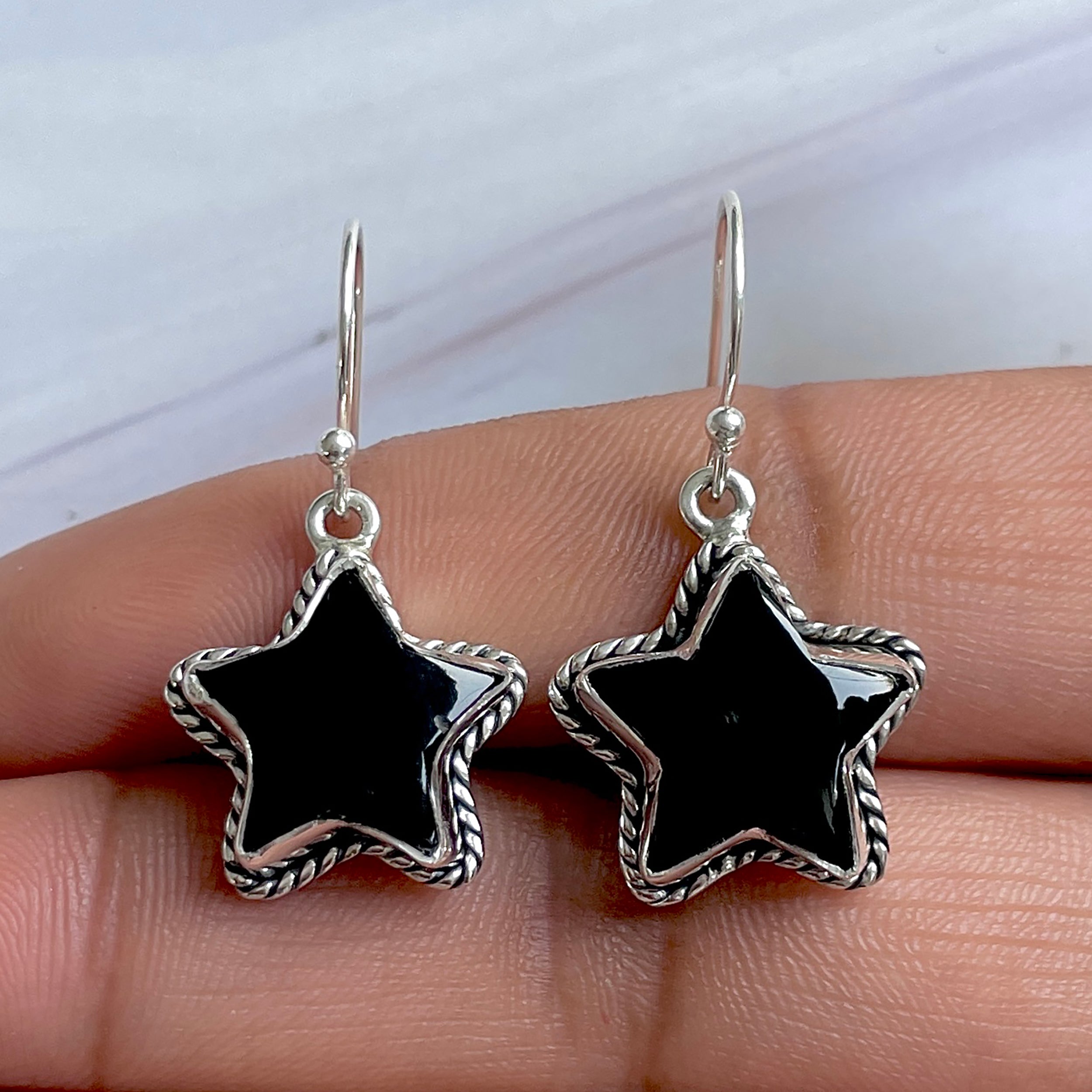 Black Onyx Earring-(BOX-E-43.)