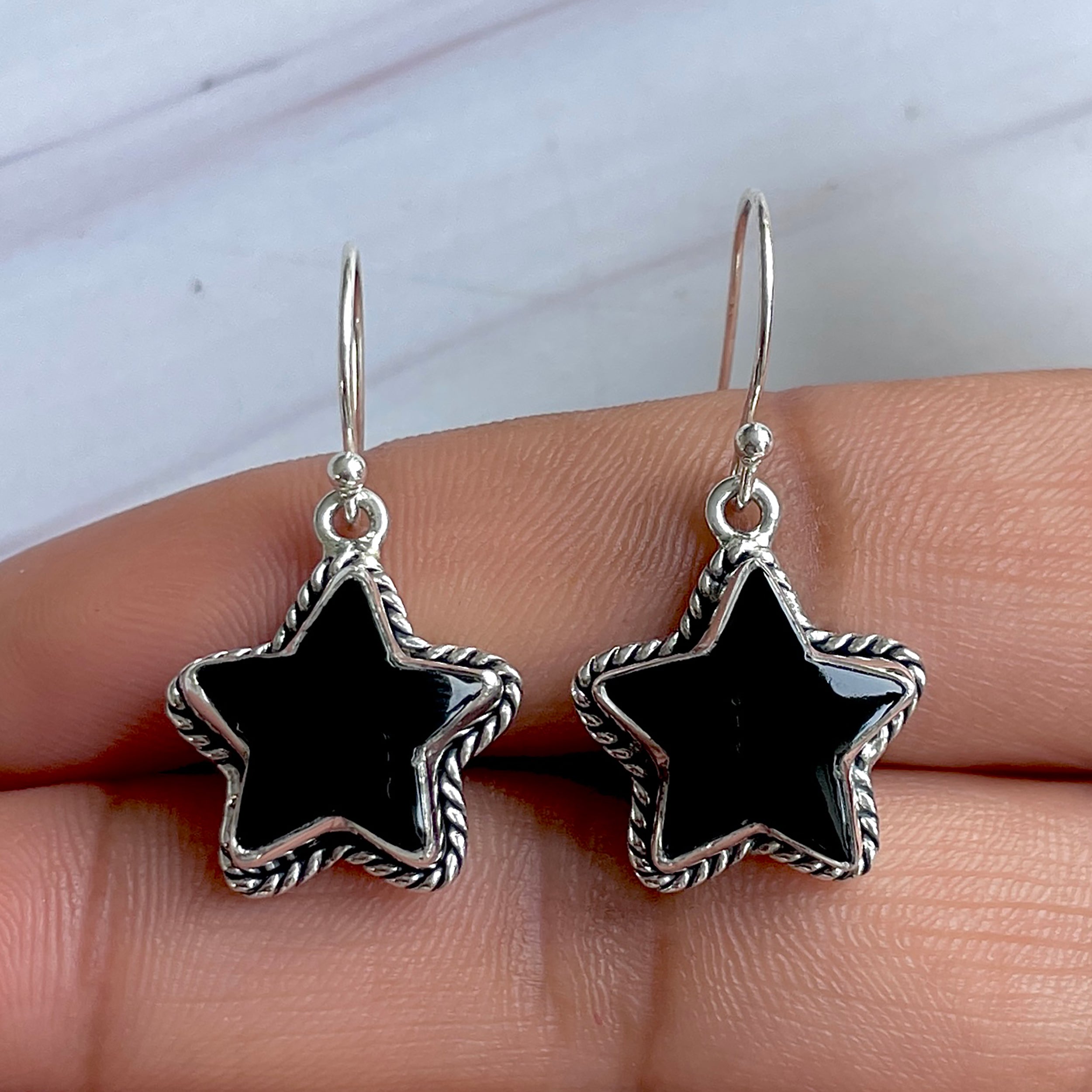 Black Onyx Earring-(BOX-E-44.)
