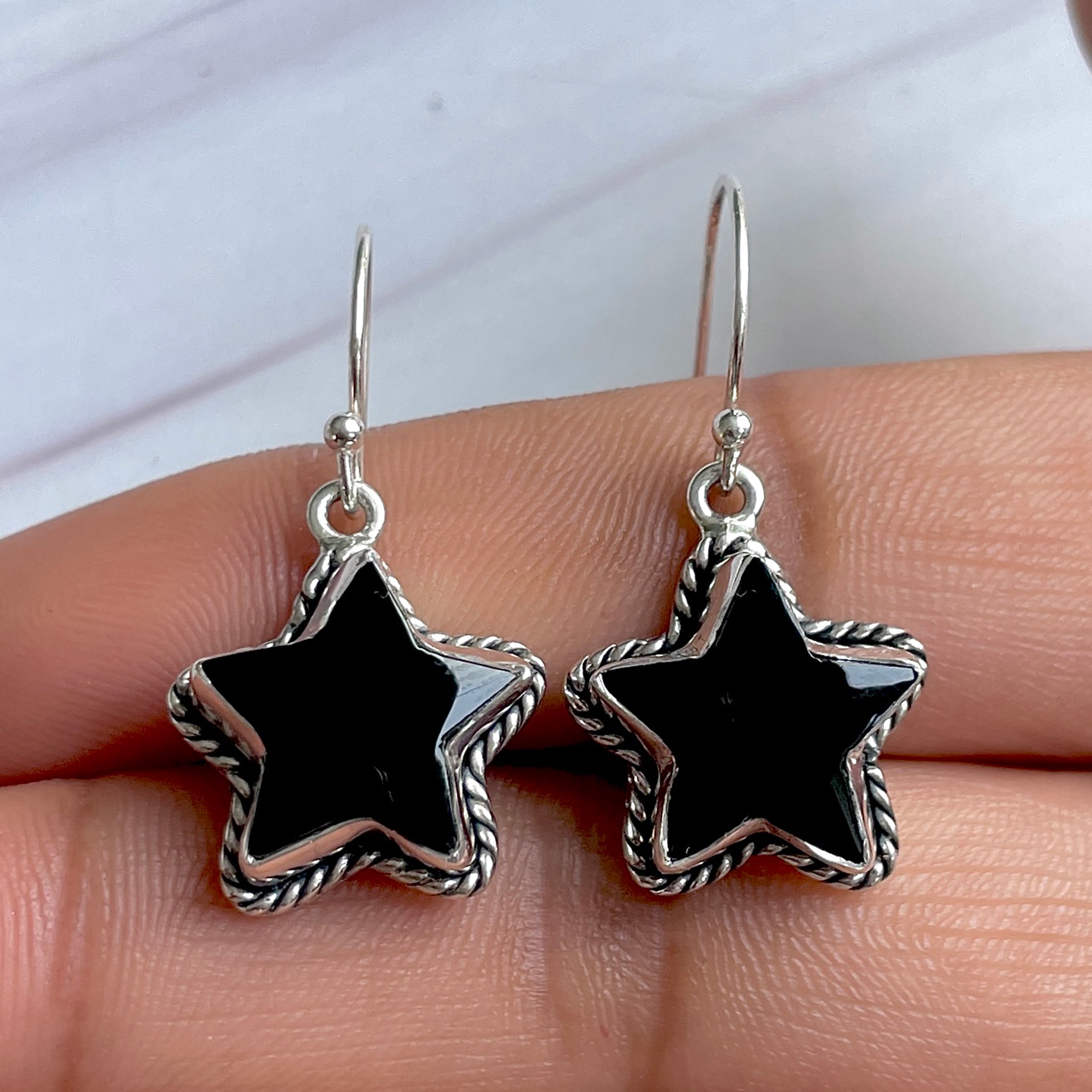 Black Onyx Earring-(BOX-E-45.)