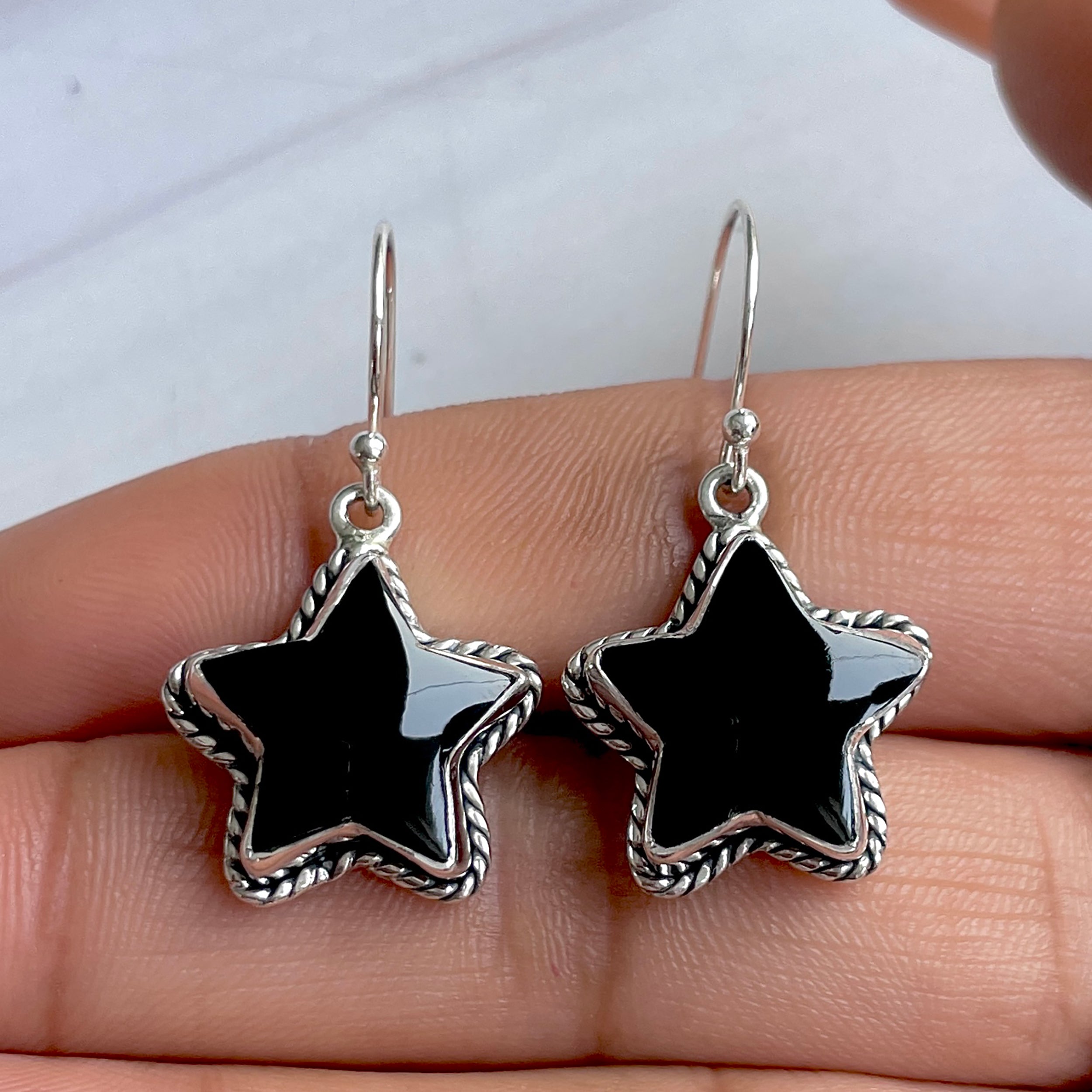 Black Onyx Earring-(BOX-E-47.)