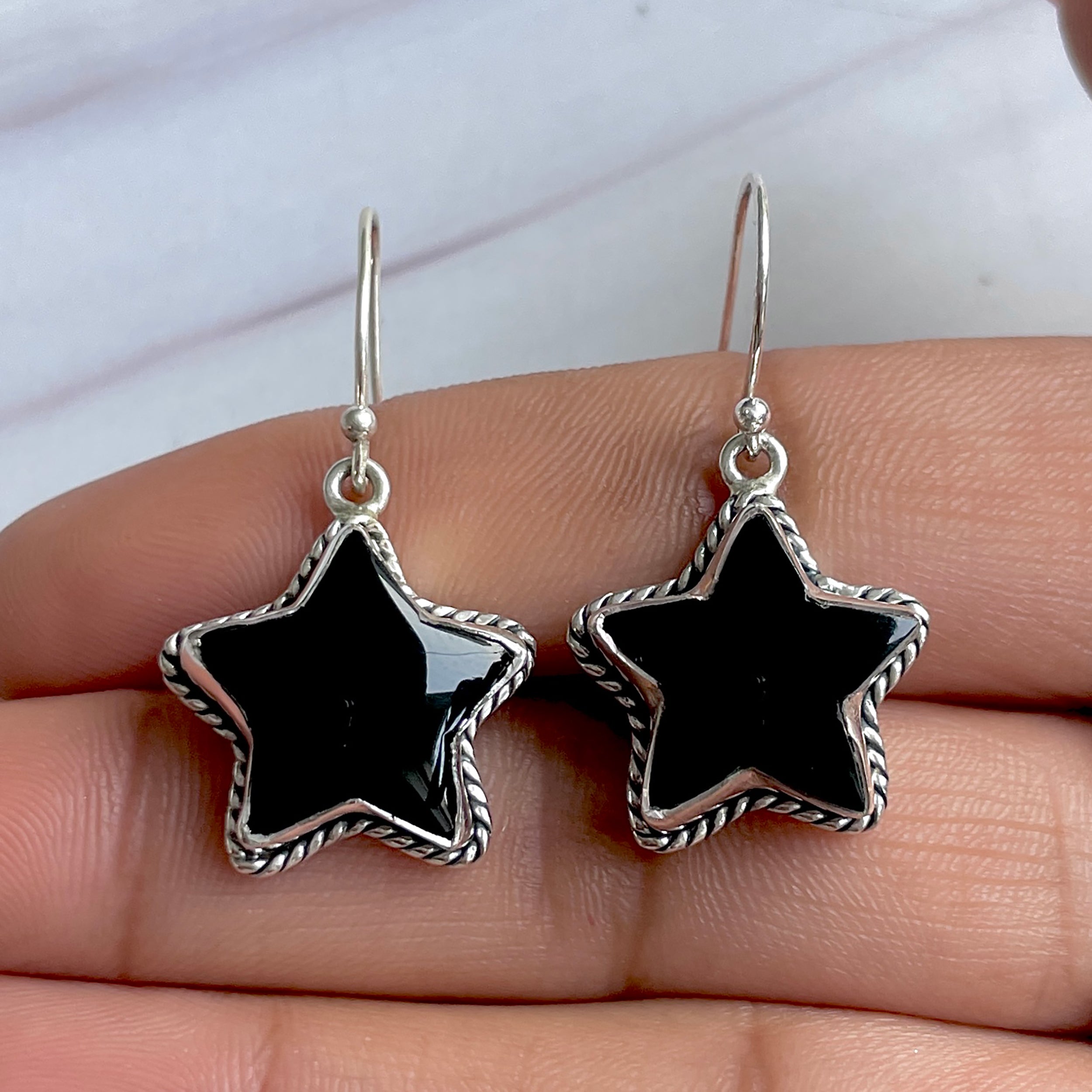 Black Onyx Earring-(BOX-E-48.)