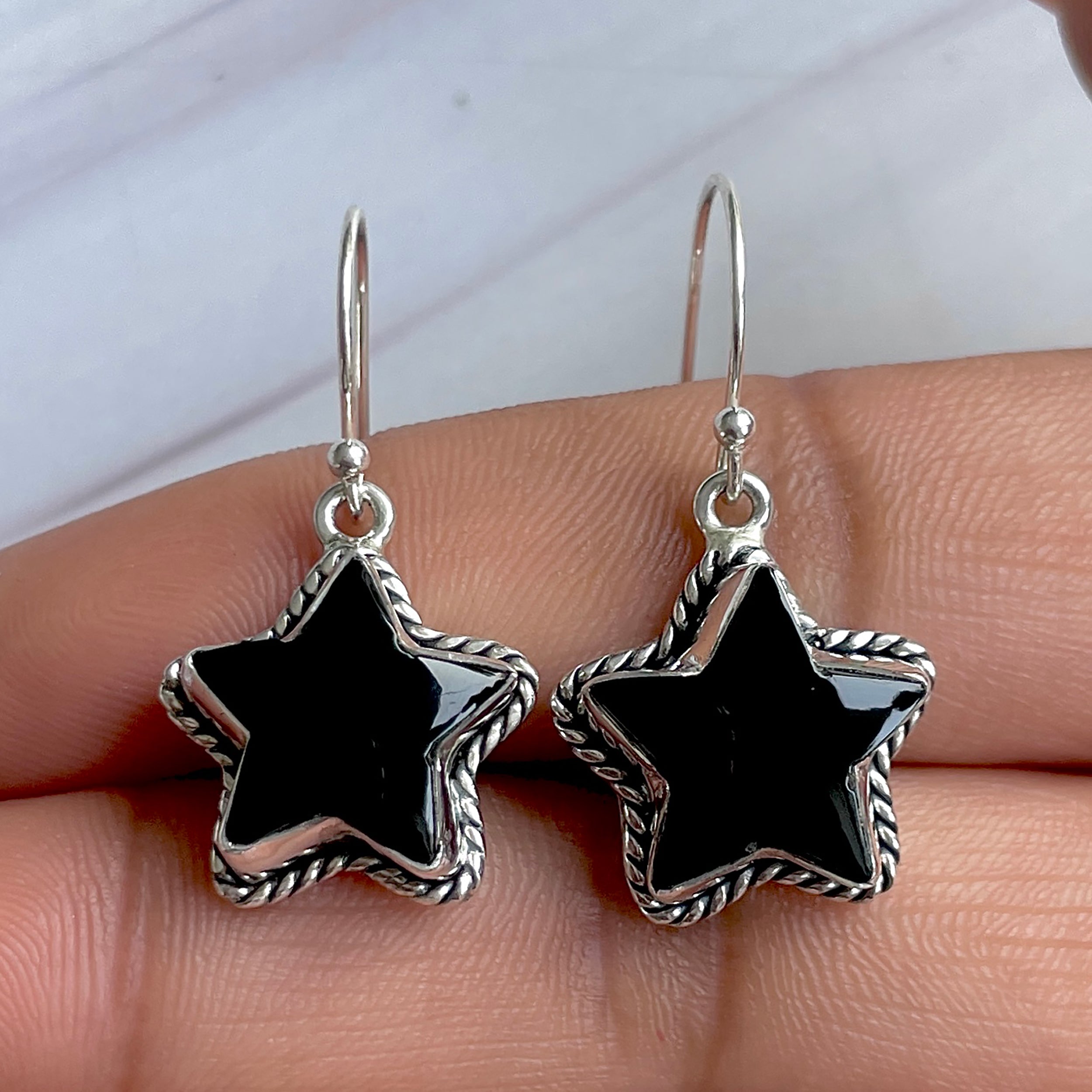 Black Onyx Earring-(BOX-E-49.)