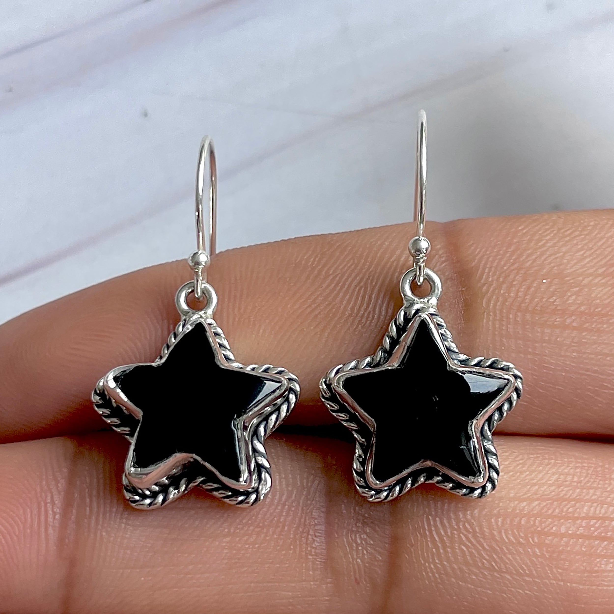 Black Onyx Earring-(BOX-E-50.)