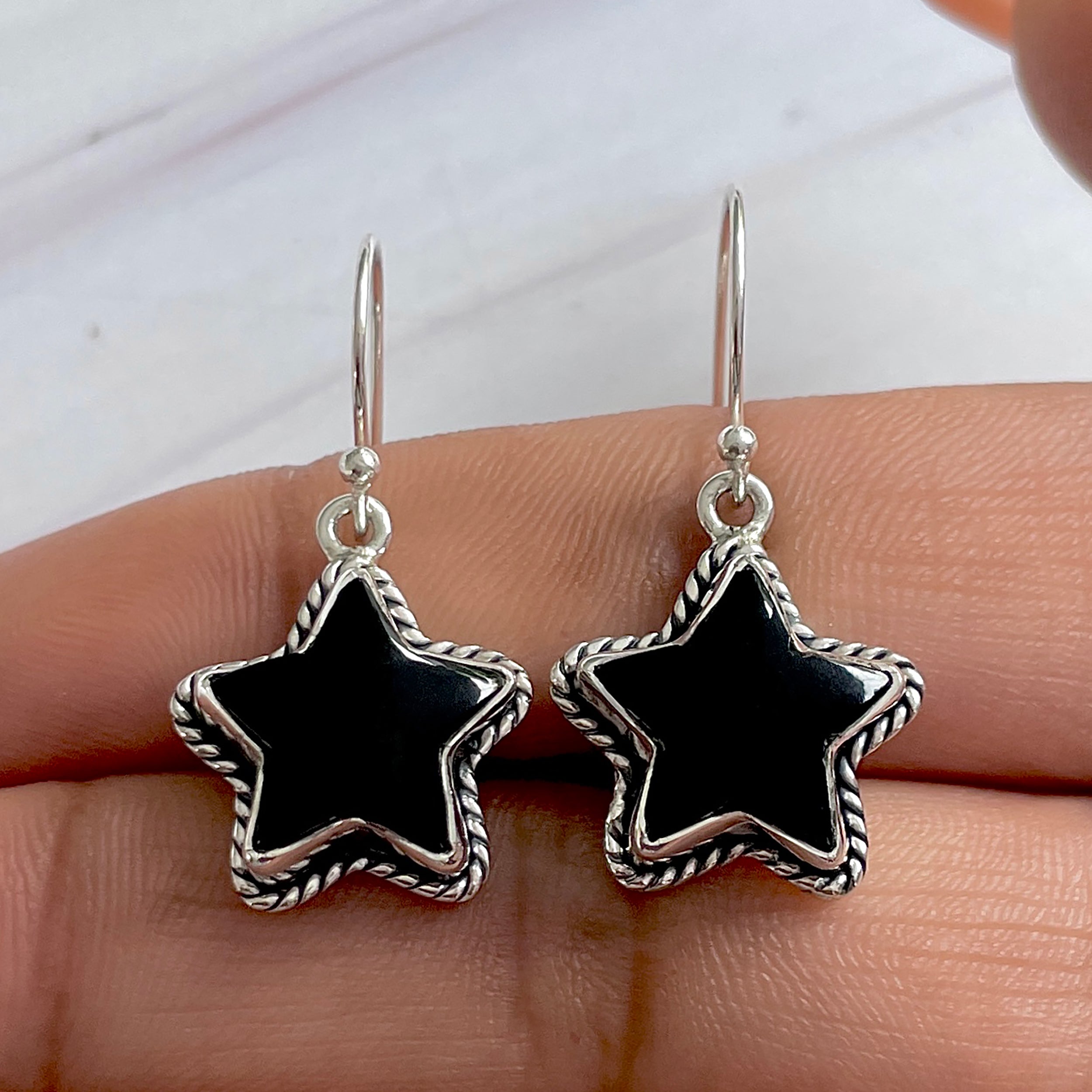 Black Onyx Earring-(BOX-E-51.)
