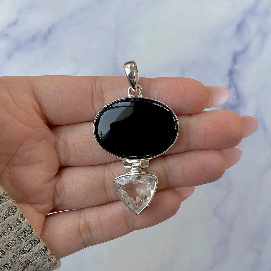 Black Onyx Pendant-(BOX-P-32.)