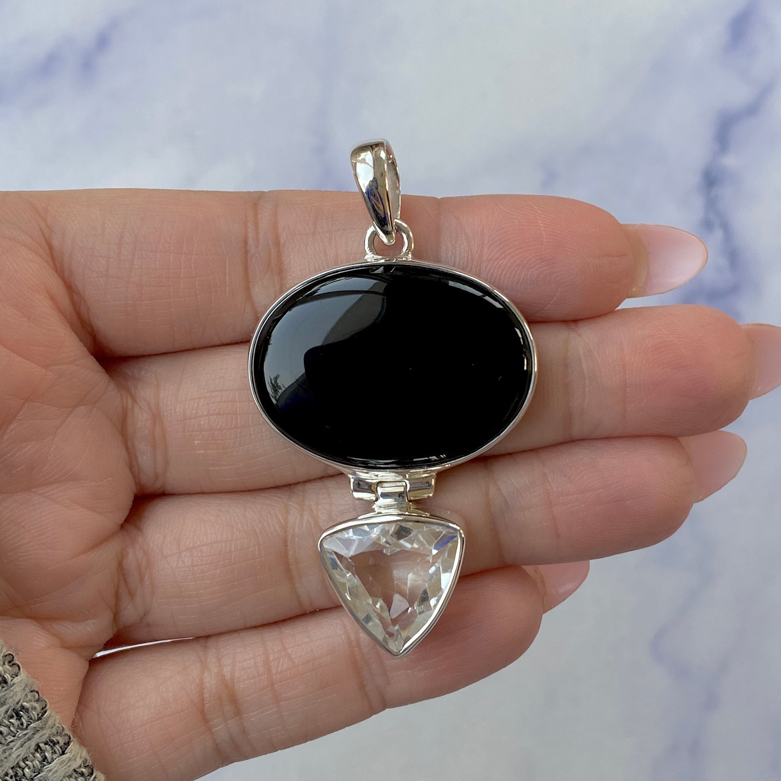 Black Onyx Pendant-(BOX-P-32.)