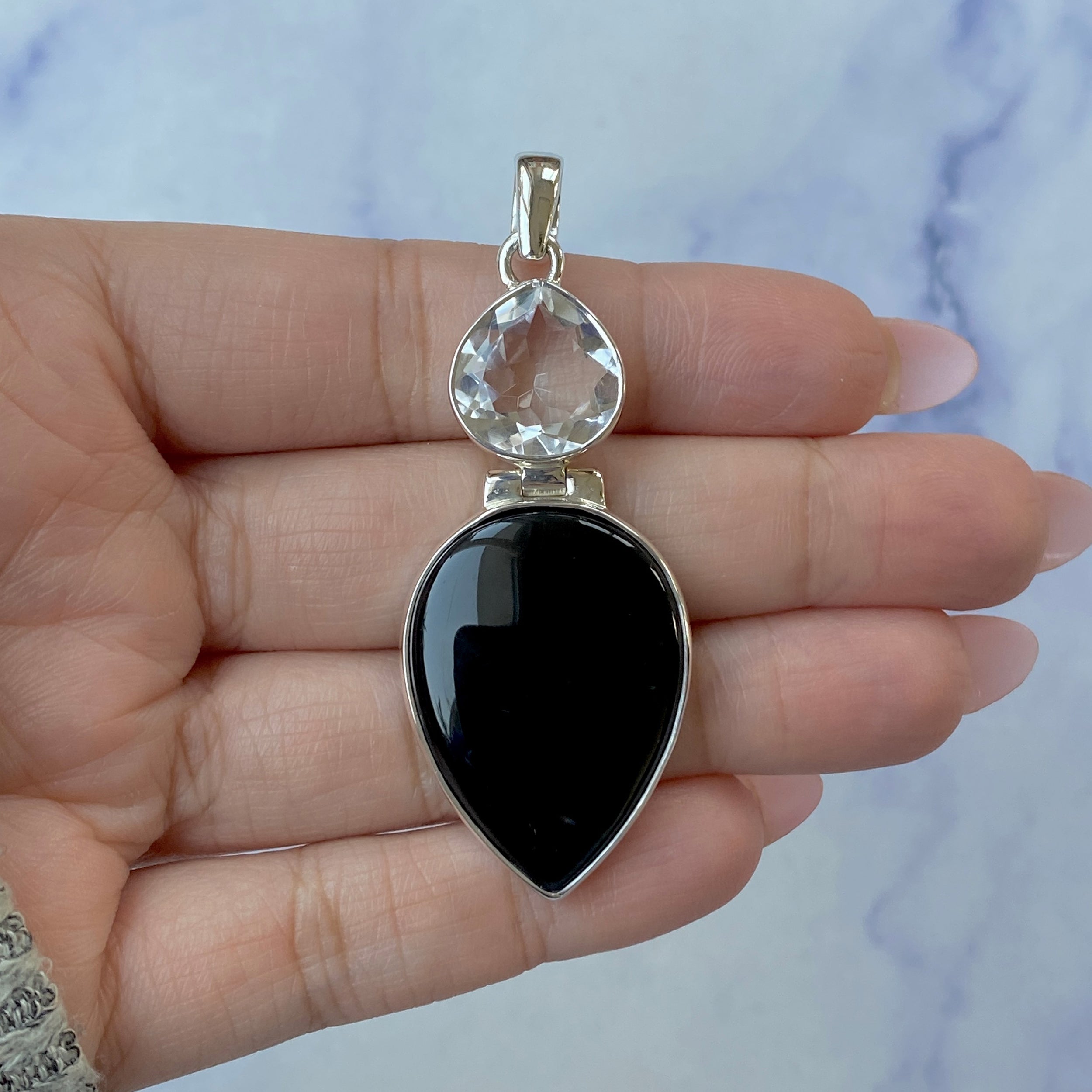 Black Onyx Pendant-(BOX-P-34.)