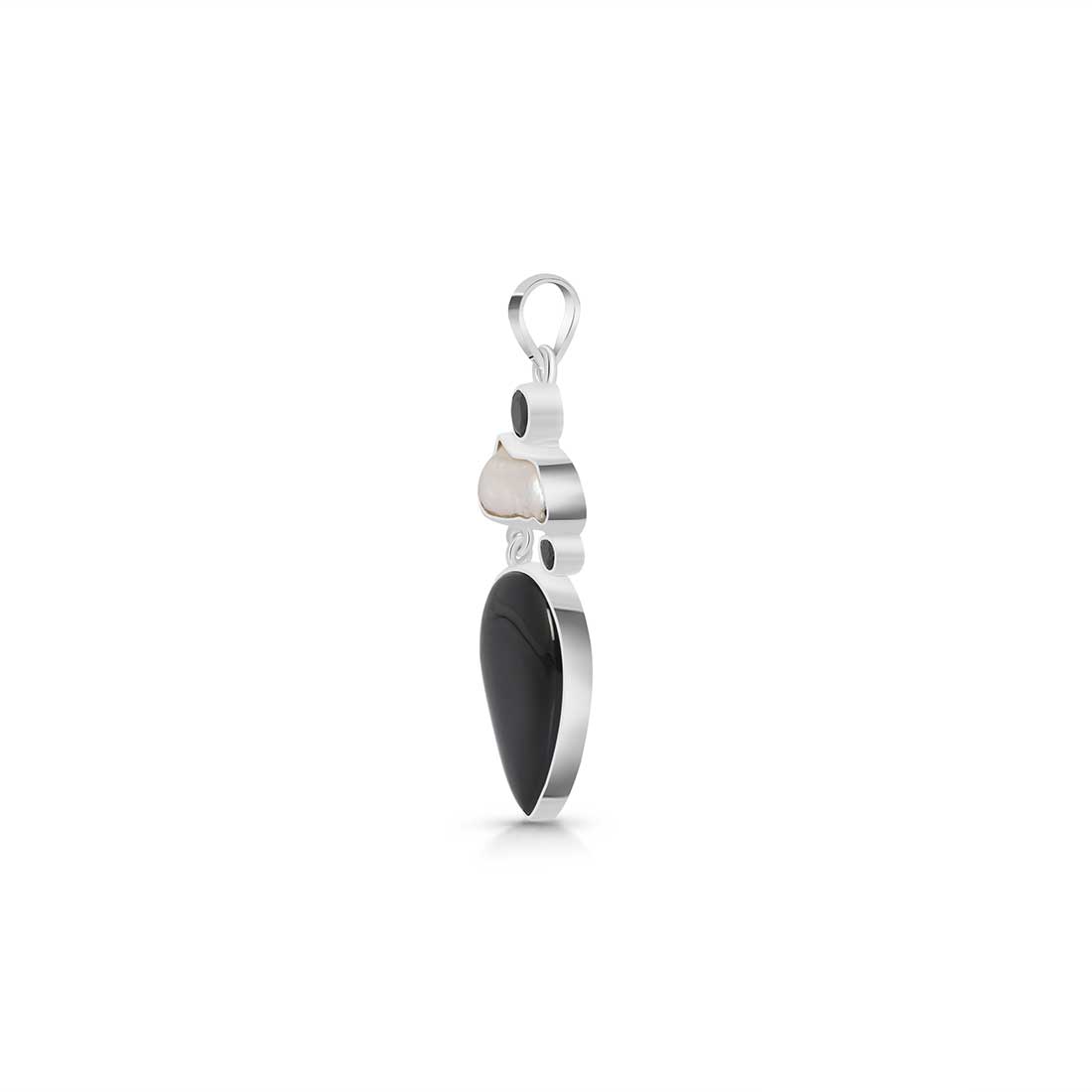 Black Onyx Pendant-(BOX-P-50.)