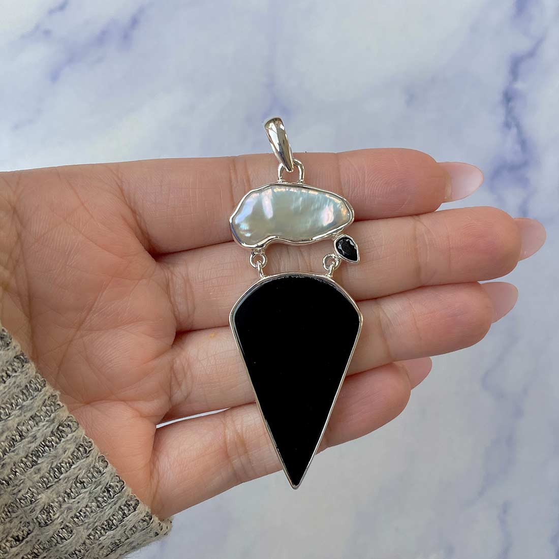 Black Onyx Pendant-(BOX-P-51.)
