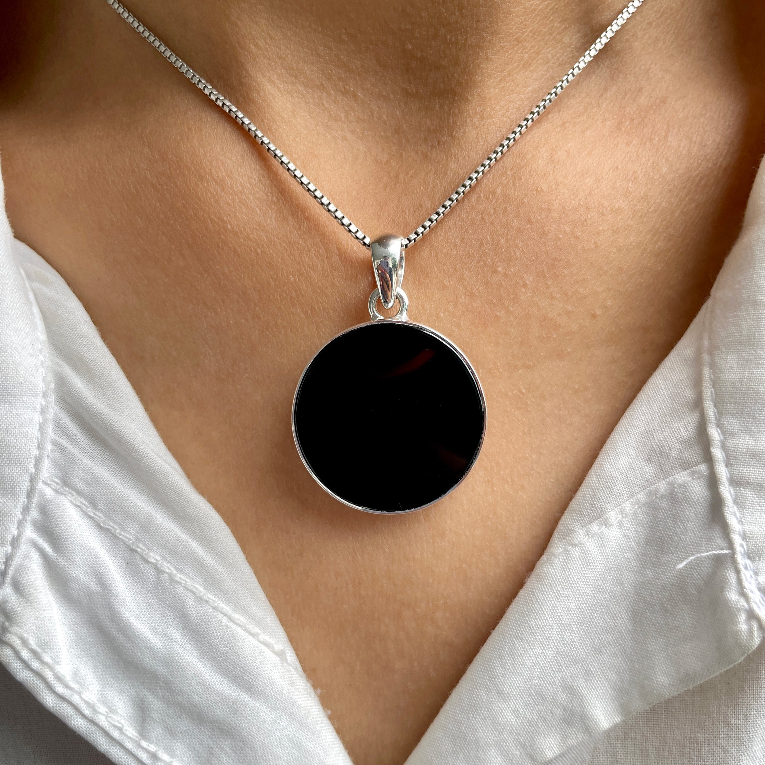 Black Onyx Pendant-(BOX-P-58.)