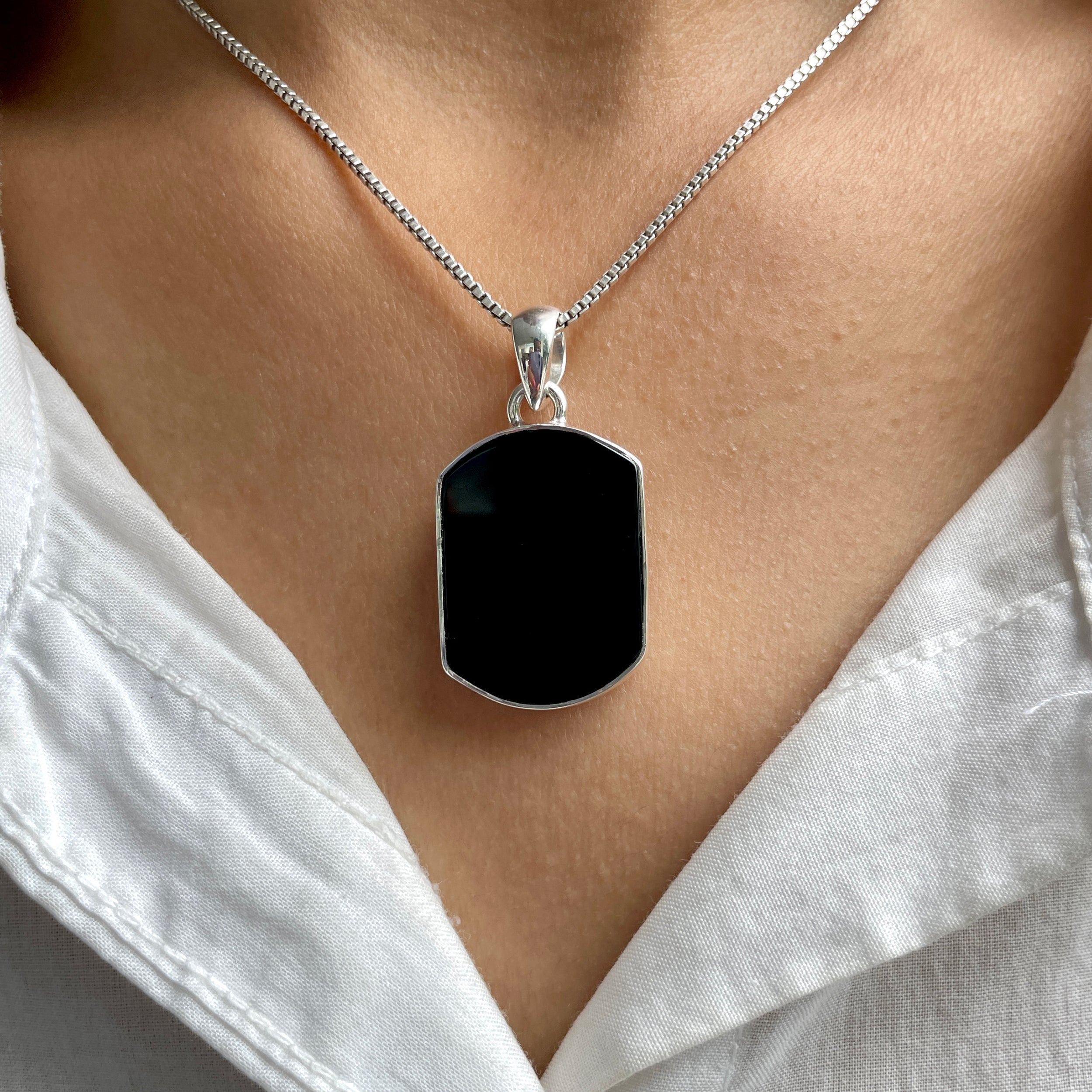 Black Onyx Pendant-(BOX-P-61.)