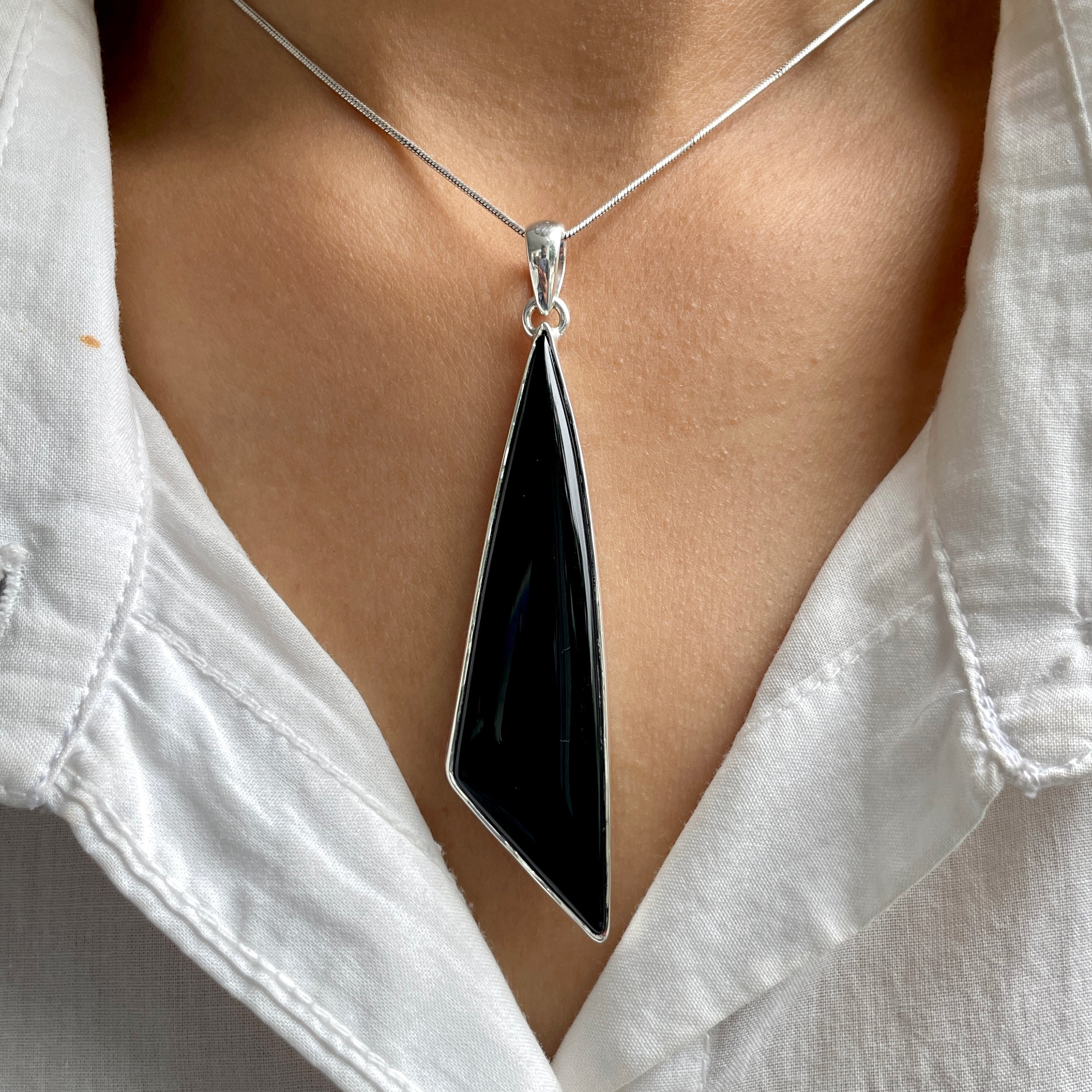 Black Onyx Pendant-(BOX-P-65.)