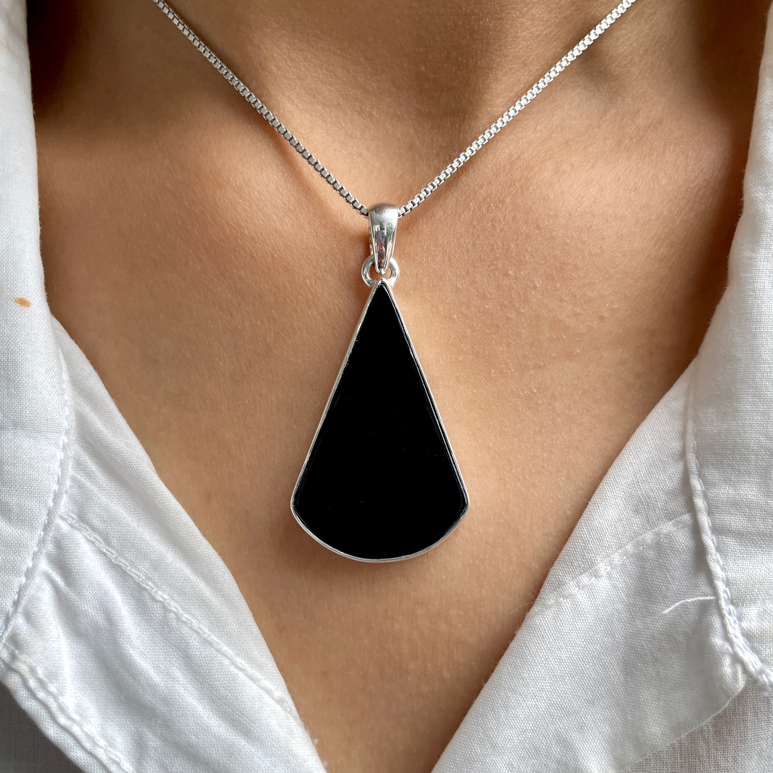 Black Onyx Pendant-(BOX-P-78.)