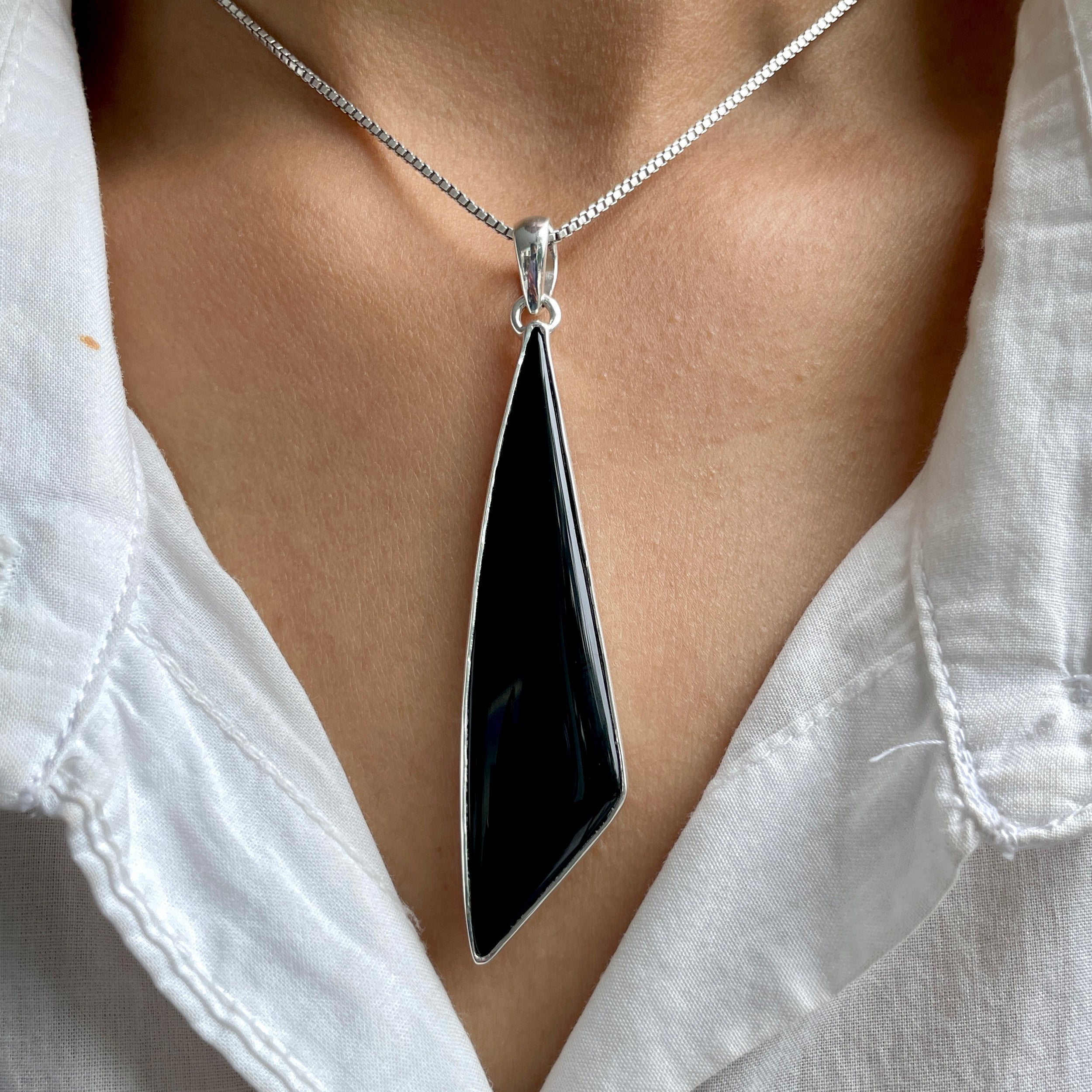 Black Onyx Pendant-(BOX-P-84.)