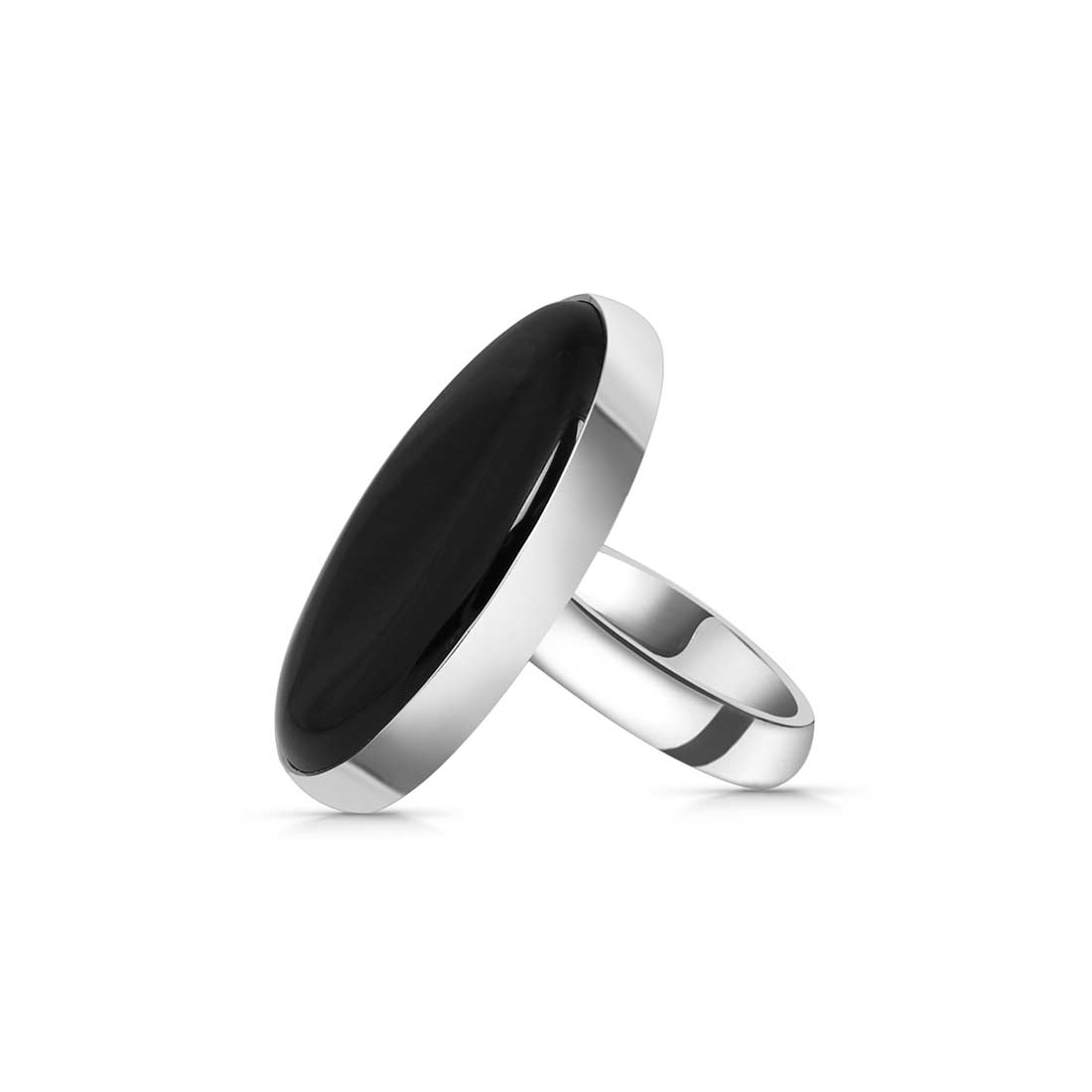 Black Onyx Adjustable Ring-(BOX-R-31.)