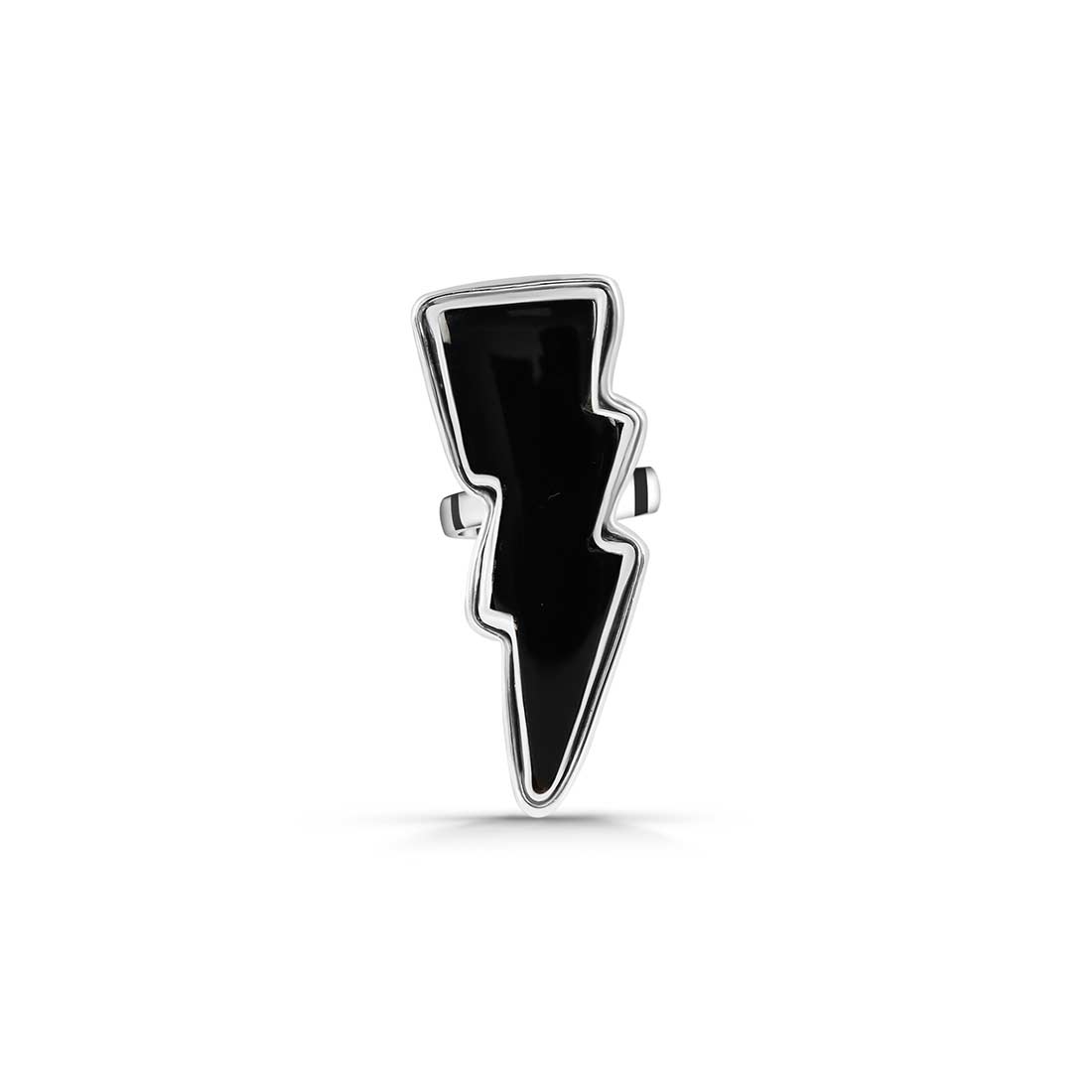 Thunderbolt Black Onyx Adjustable Ring-(BOX-R-48.)