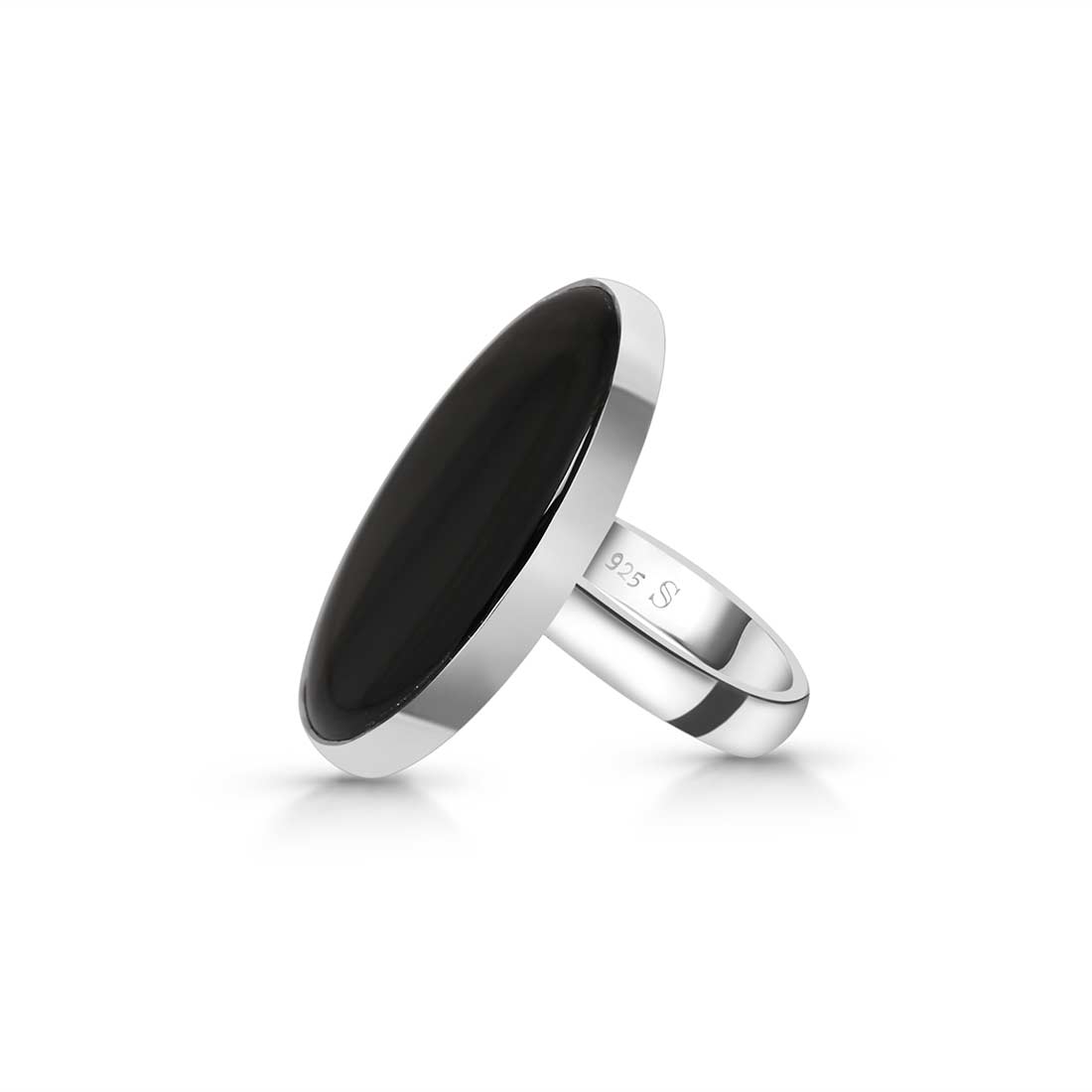 Black Onyx Adjustable Ring-(BOX-R-5.)