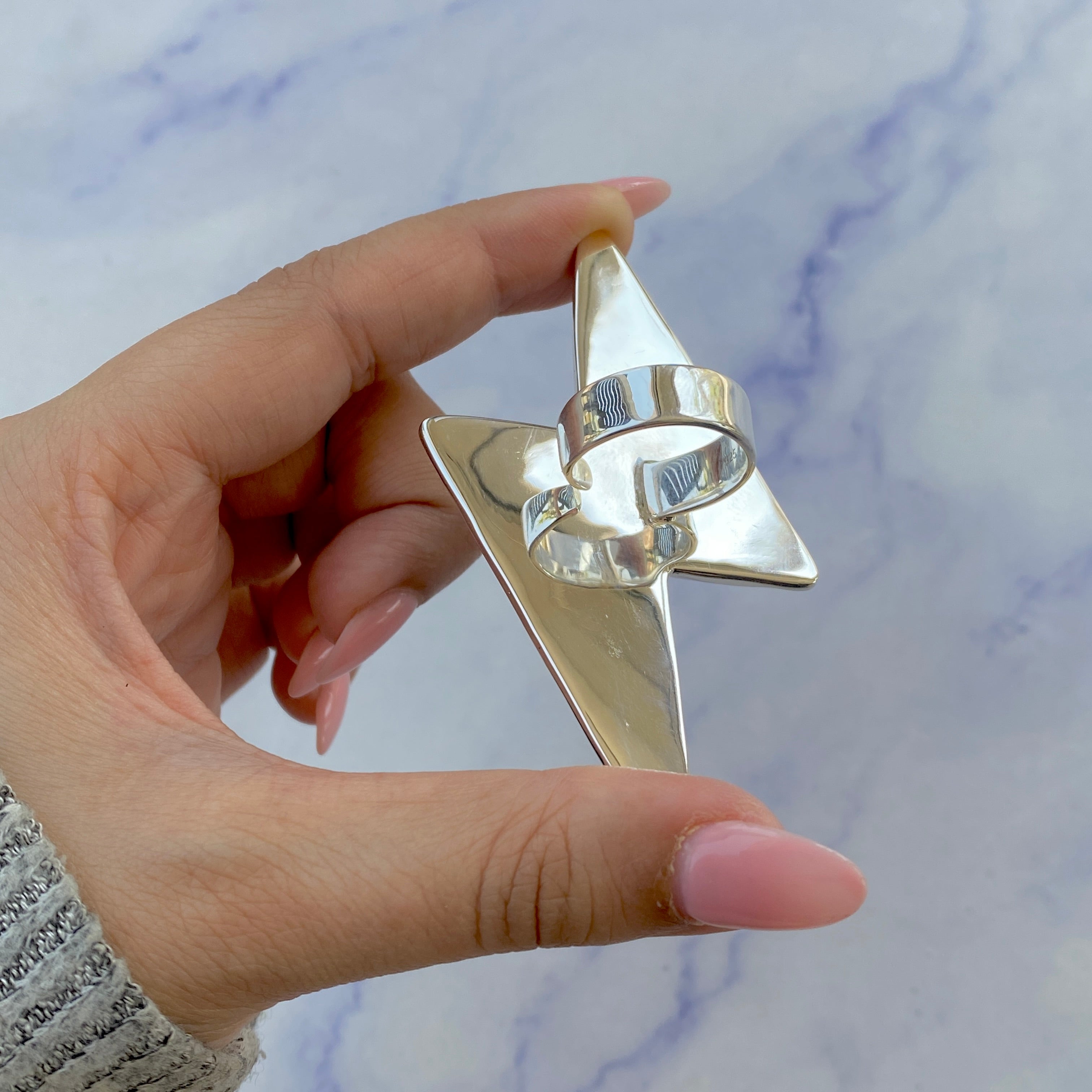 Thunderbolt Black Onyx Adjustable Ring-(BOX-R-58.)