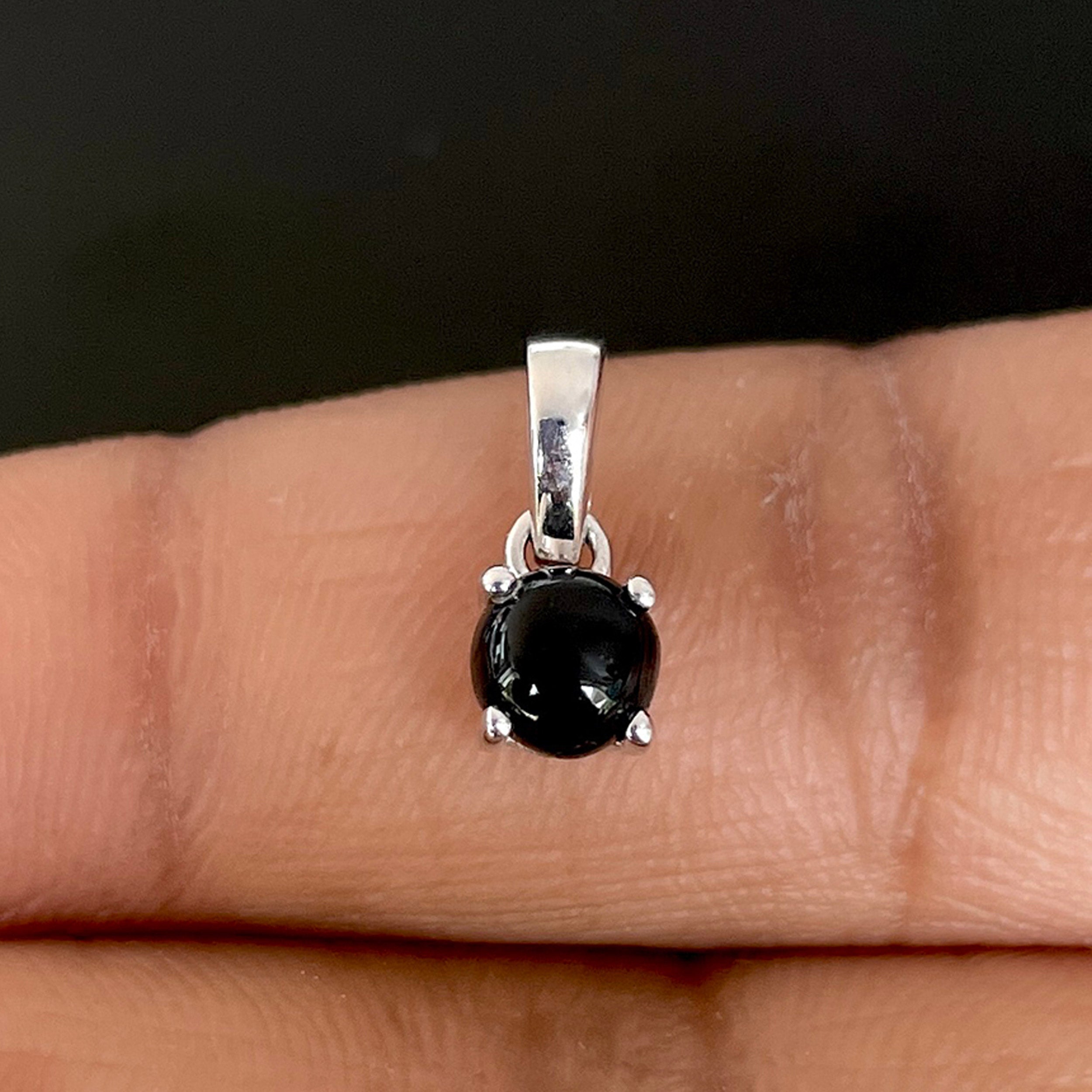 Black Onyx Pendant-(BOX-SP-1168.)