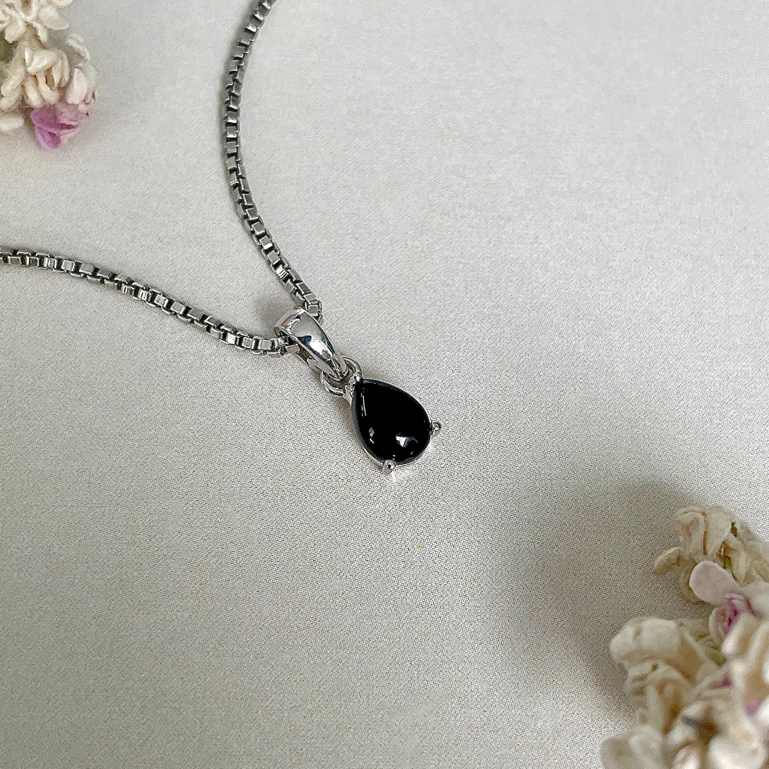 Black Onyx Pendant-(BOX-SP-1169.)