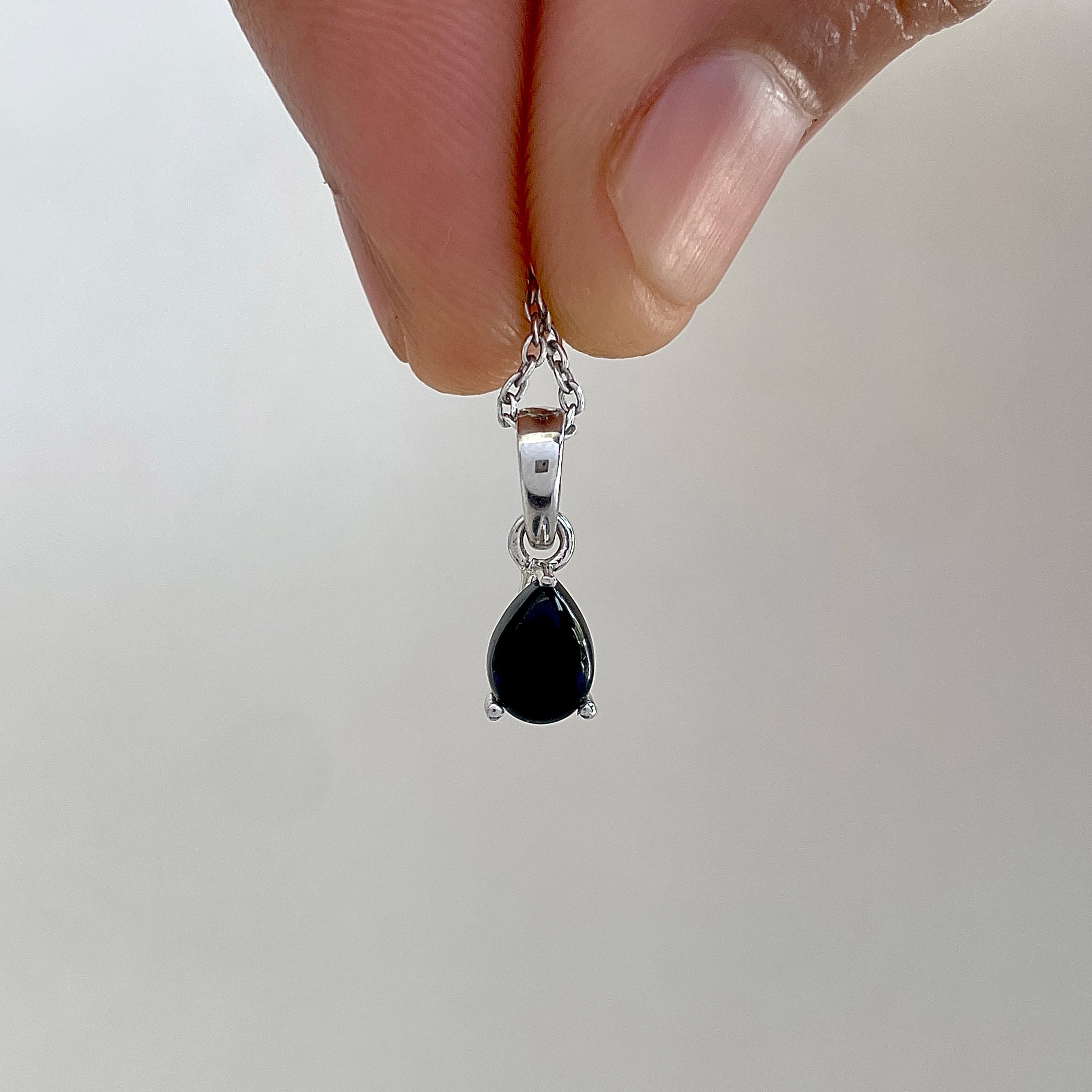 Black Onyx Pendant-(BOX-SP-1169.)
