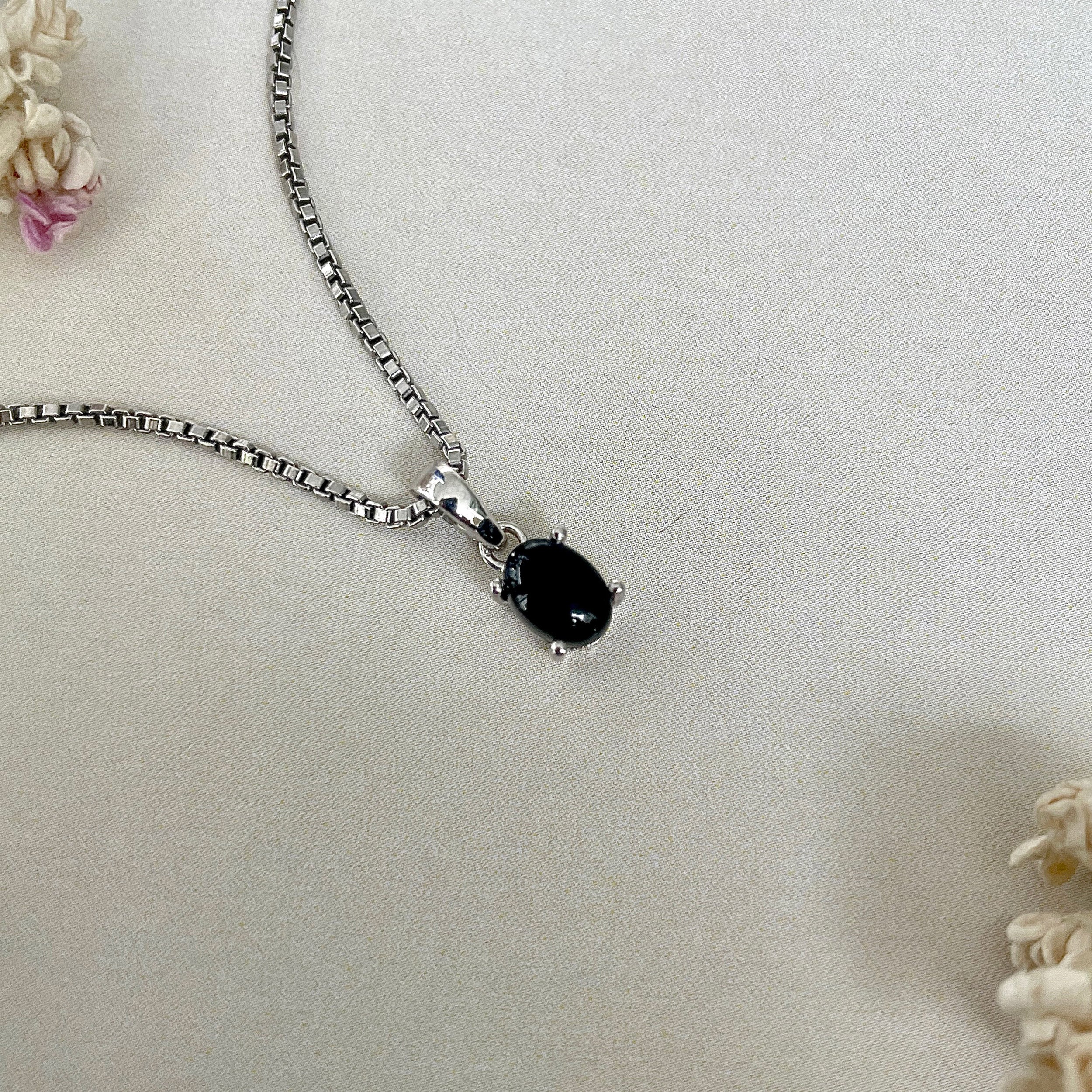 Black Onyx Pendant-(BOX-SP-1170.)