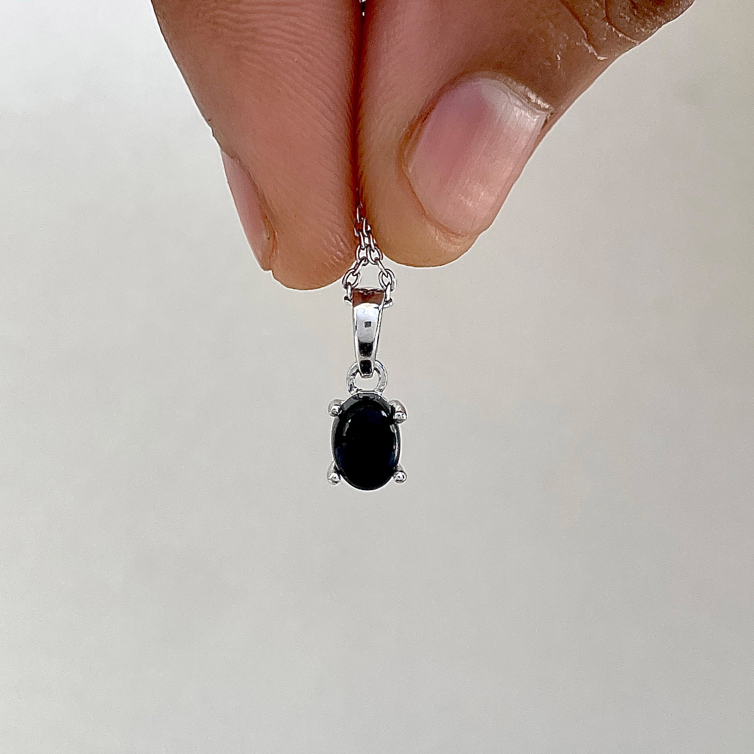 Black Onyx Pendant-(BOX-SP-1170.)