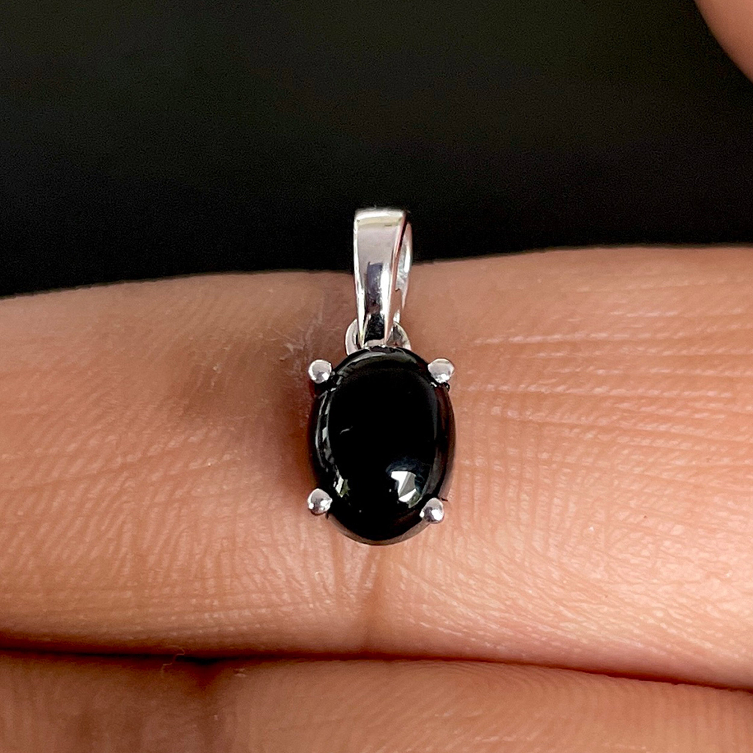Black Onyx Pendant-(BOX-SP-1171.)