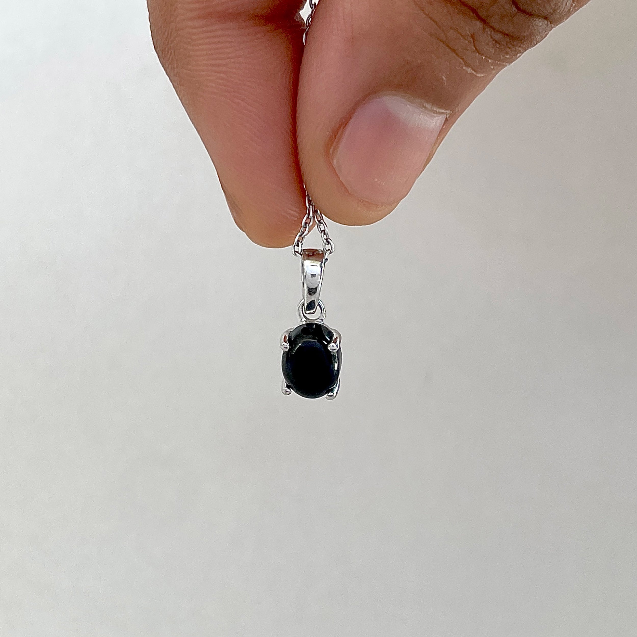 Black Onyx Pendant-(BOX-SP-1171.)