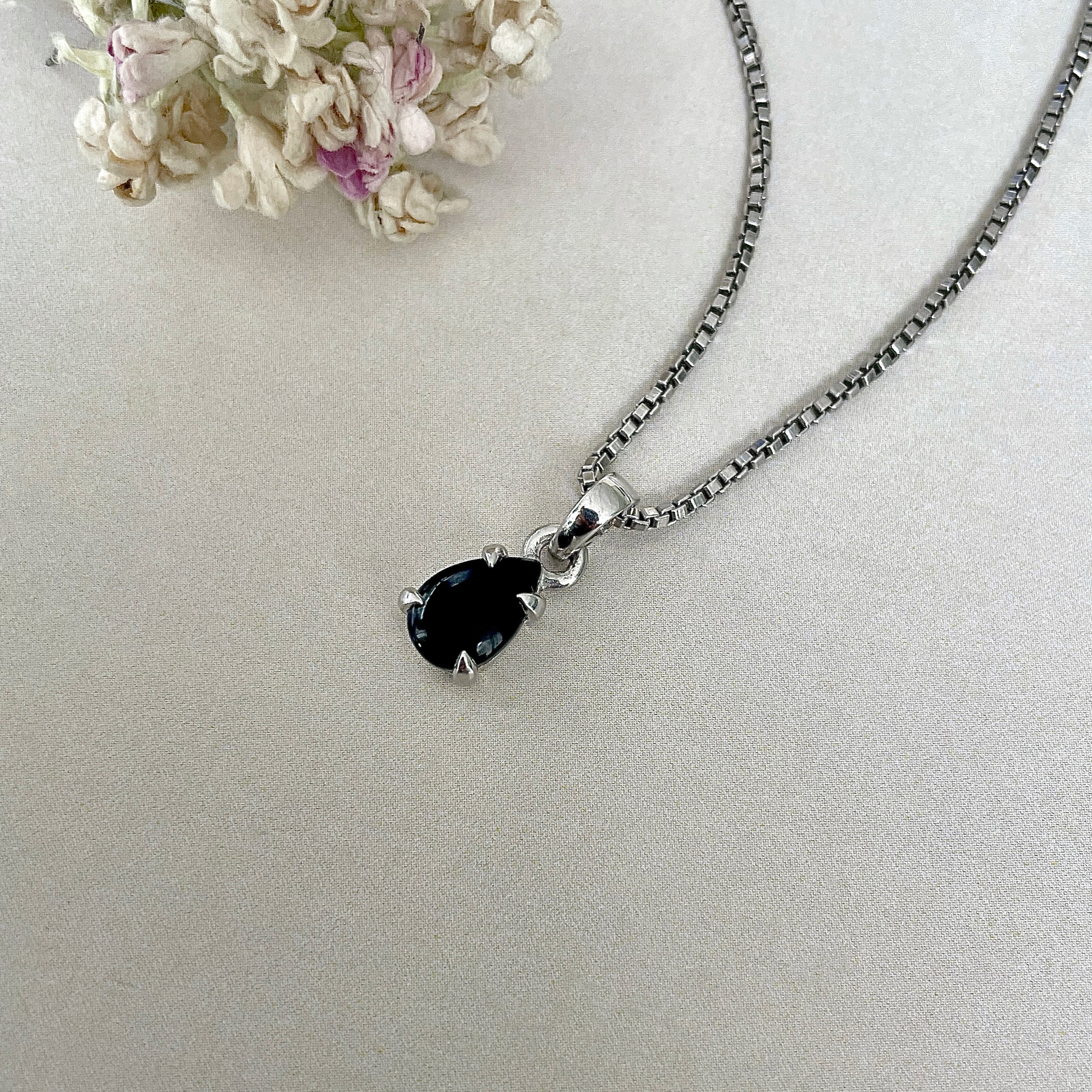 Black Onyx Pendant-(BOX-SP-552.)