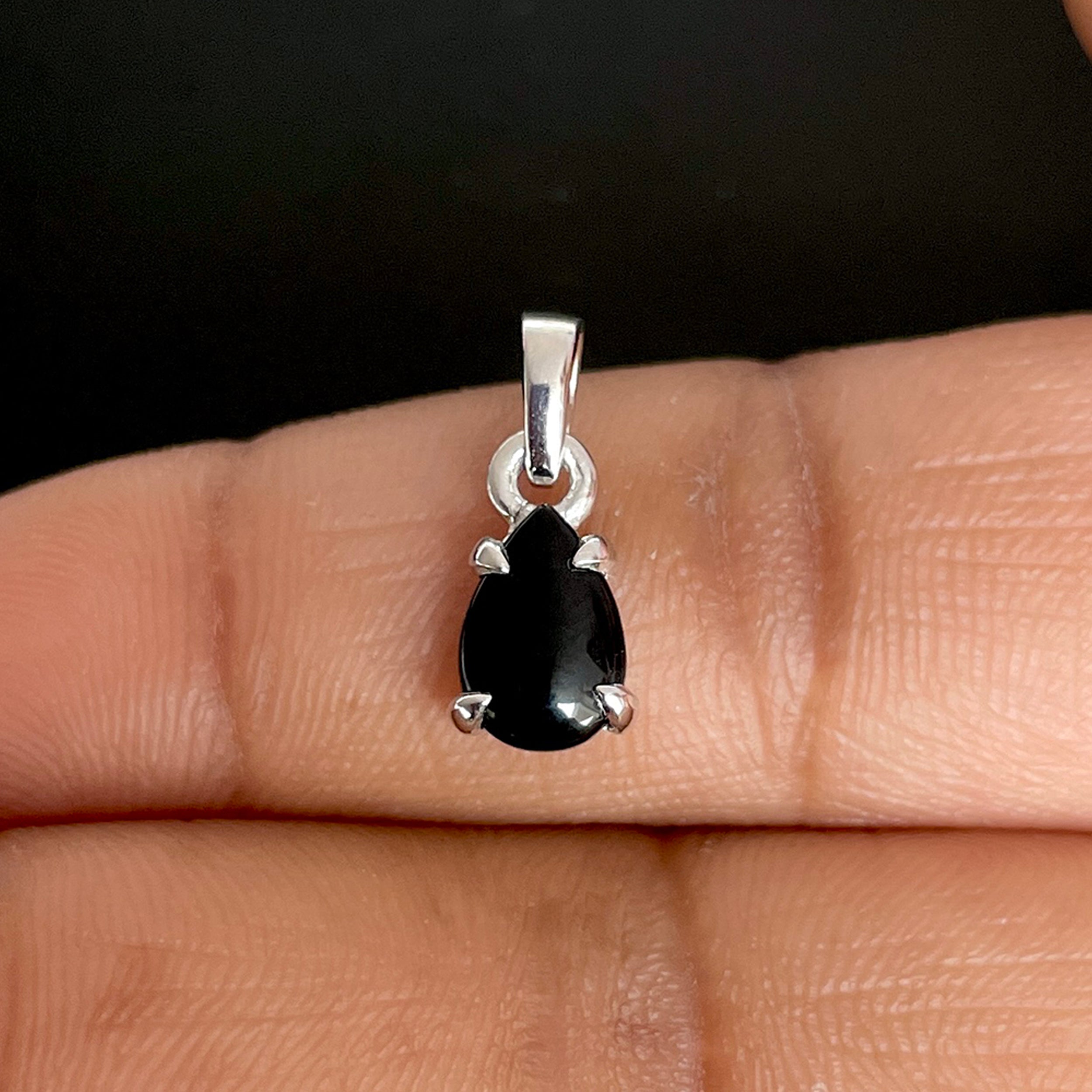 Black Onyx Pendant-(BOX-SP-552.)