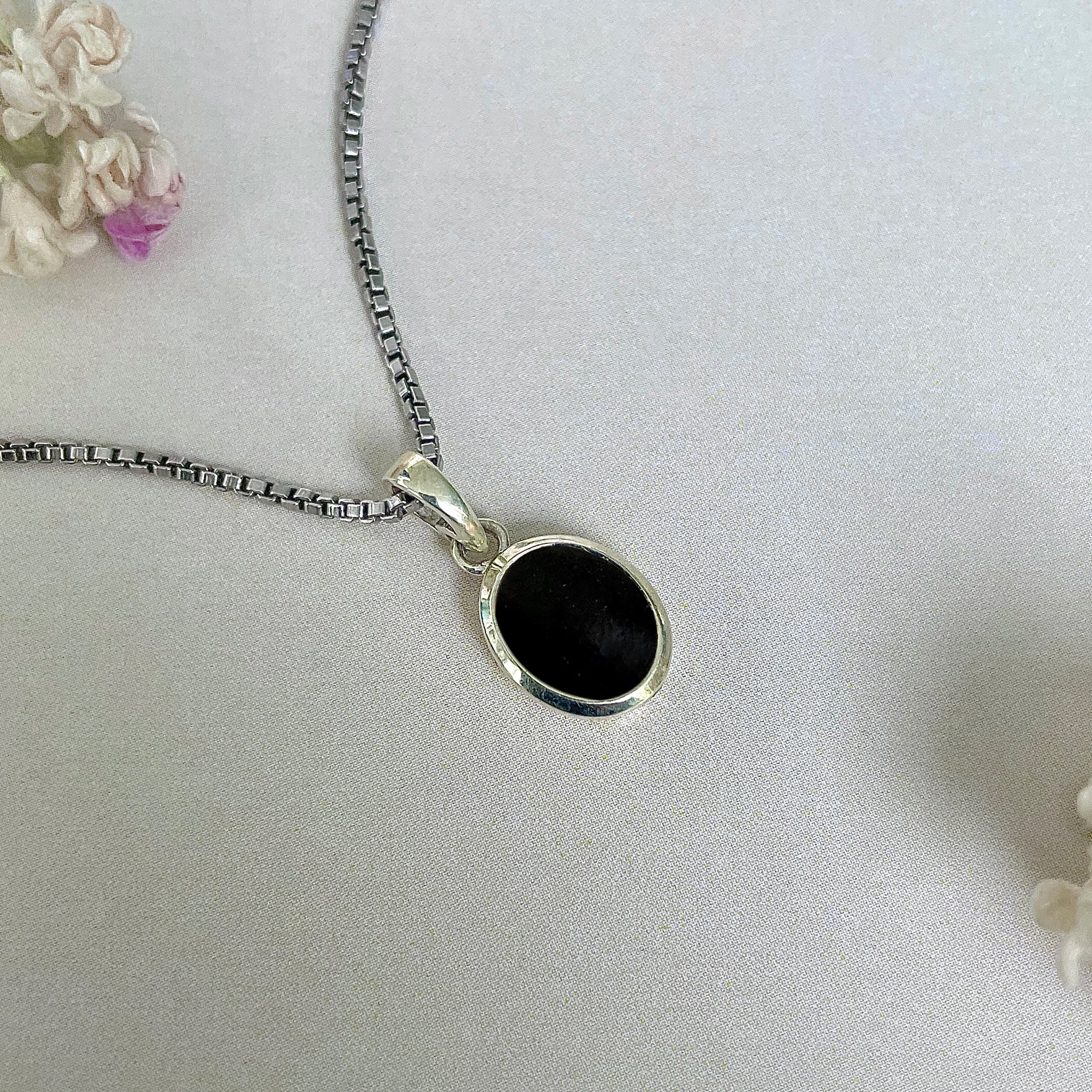 Black Onyx Pendant-(BOX-SP-682.)